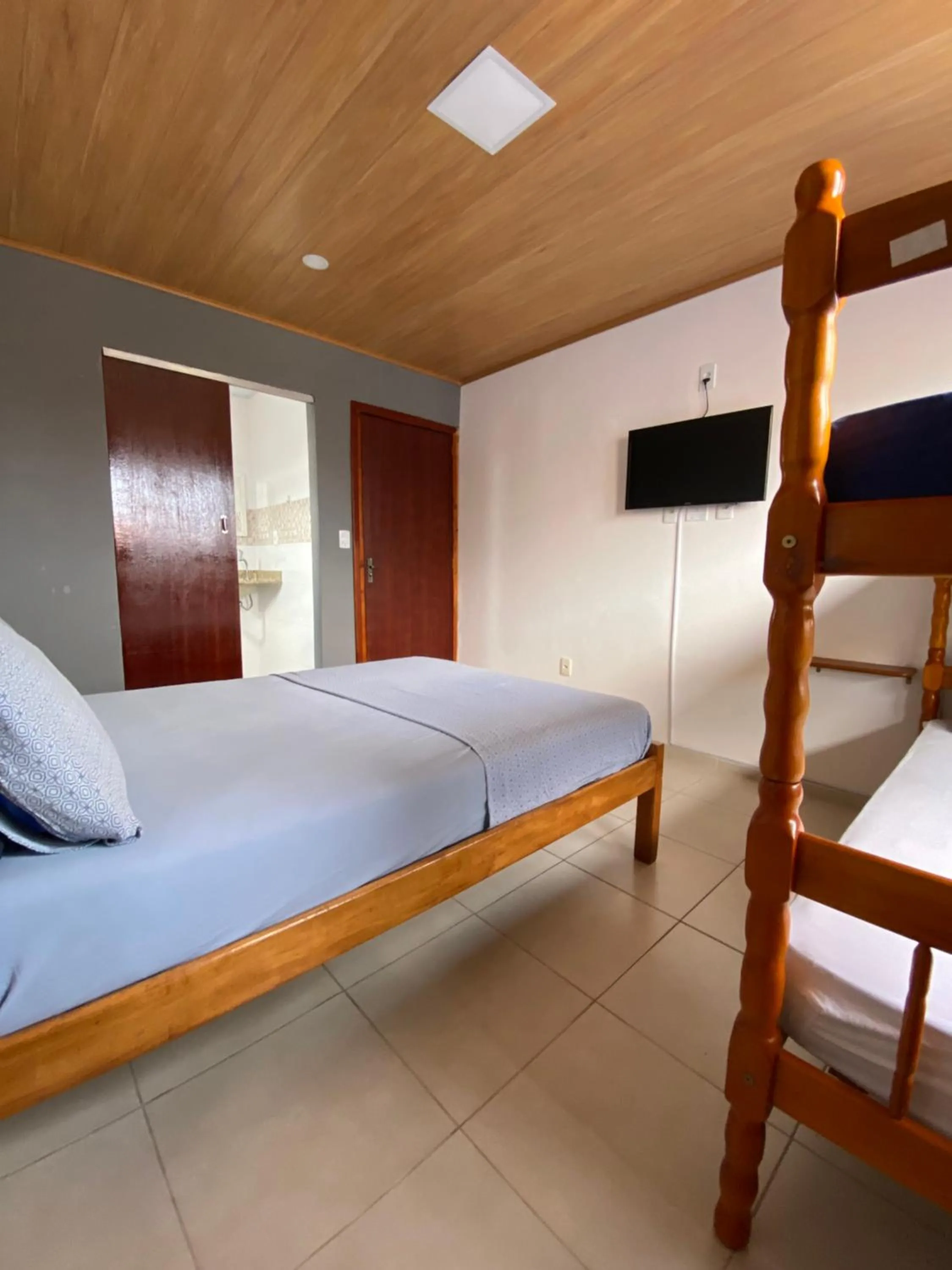 View (from property/room), Bed in La Casa Hostel