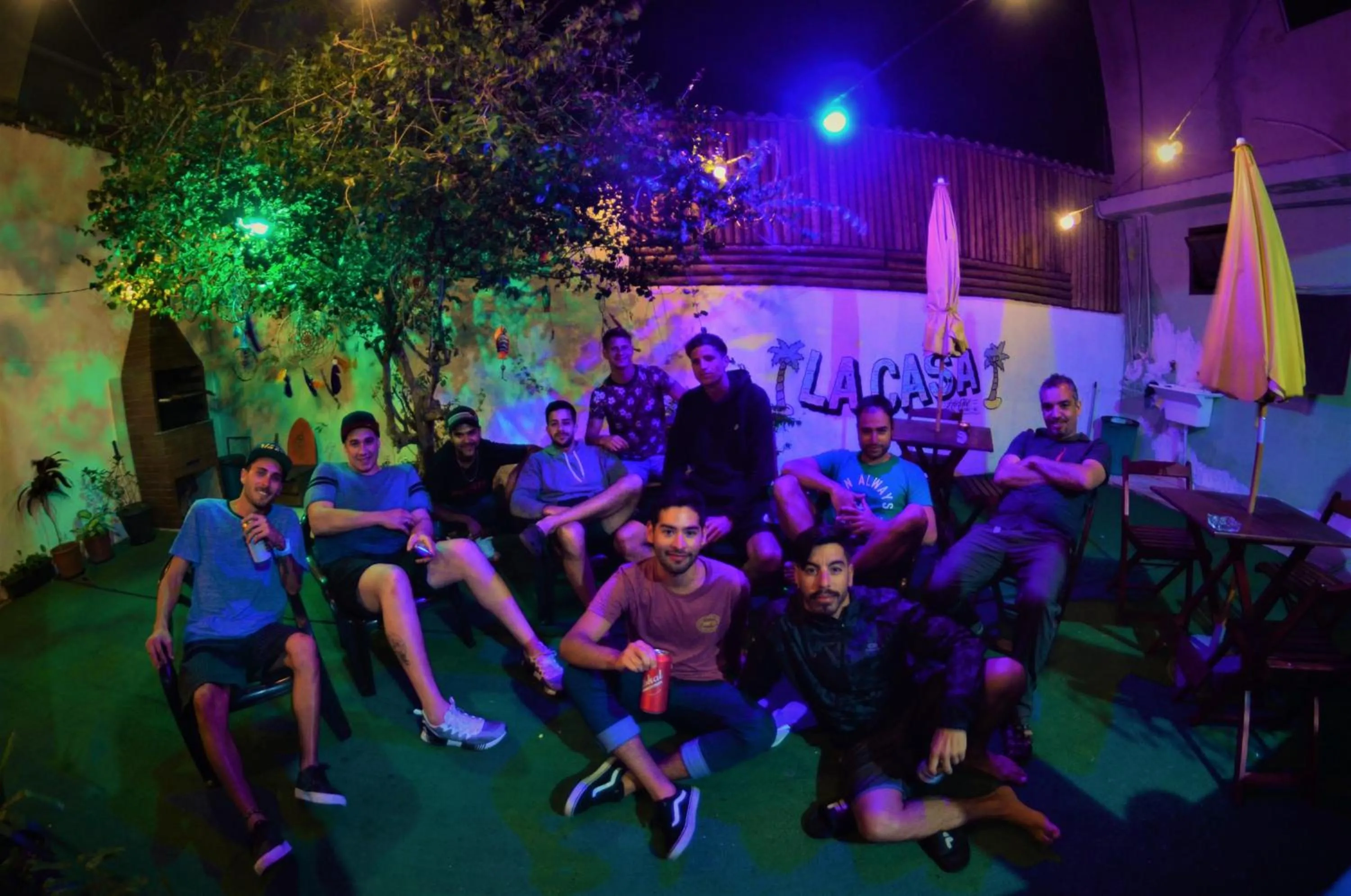 People in La Casa Hostel