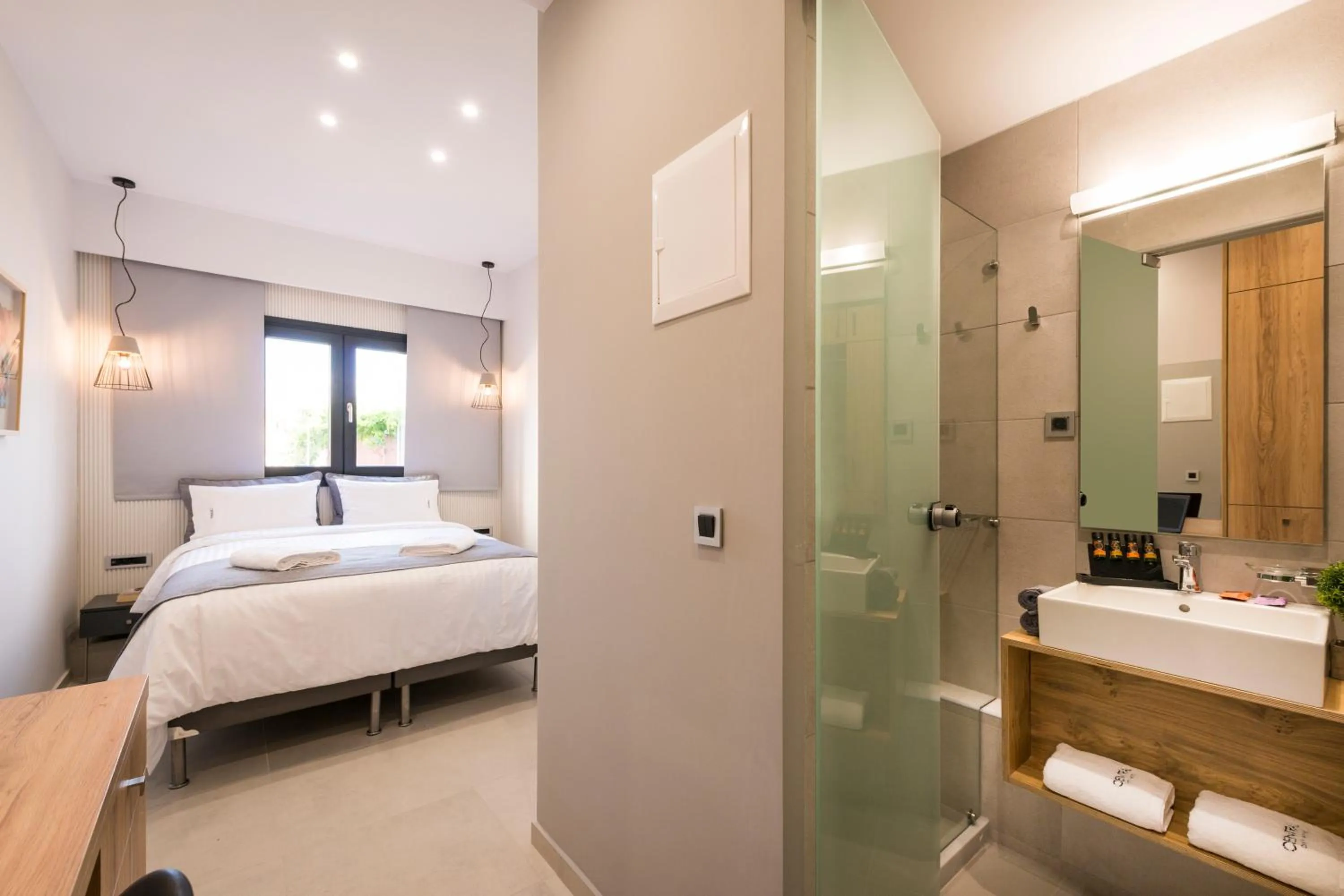 Bed in Central City Hotel