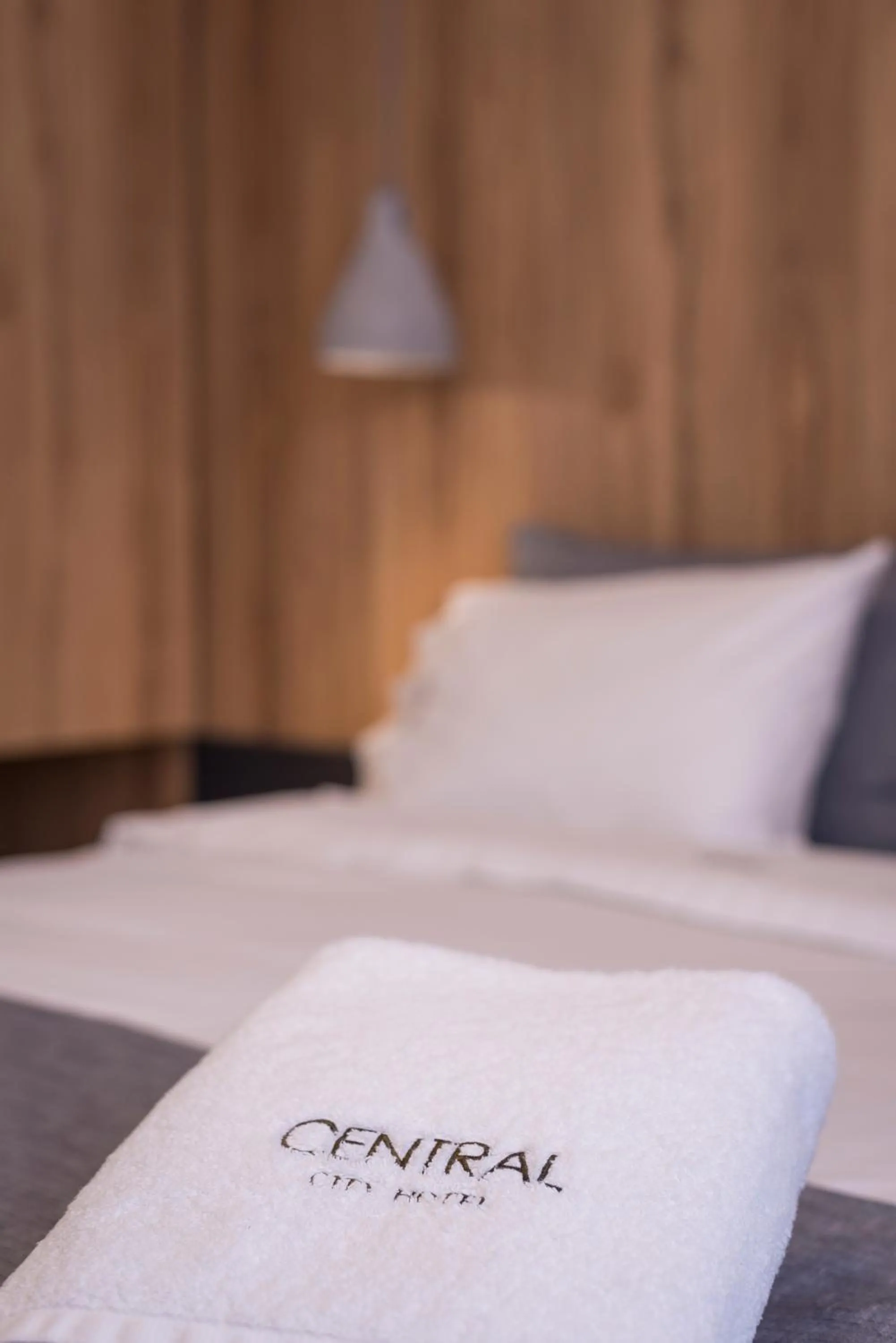 Bed in Central City Hotel