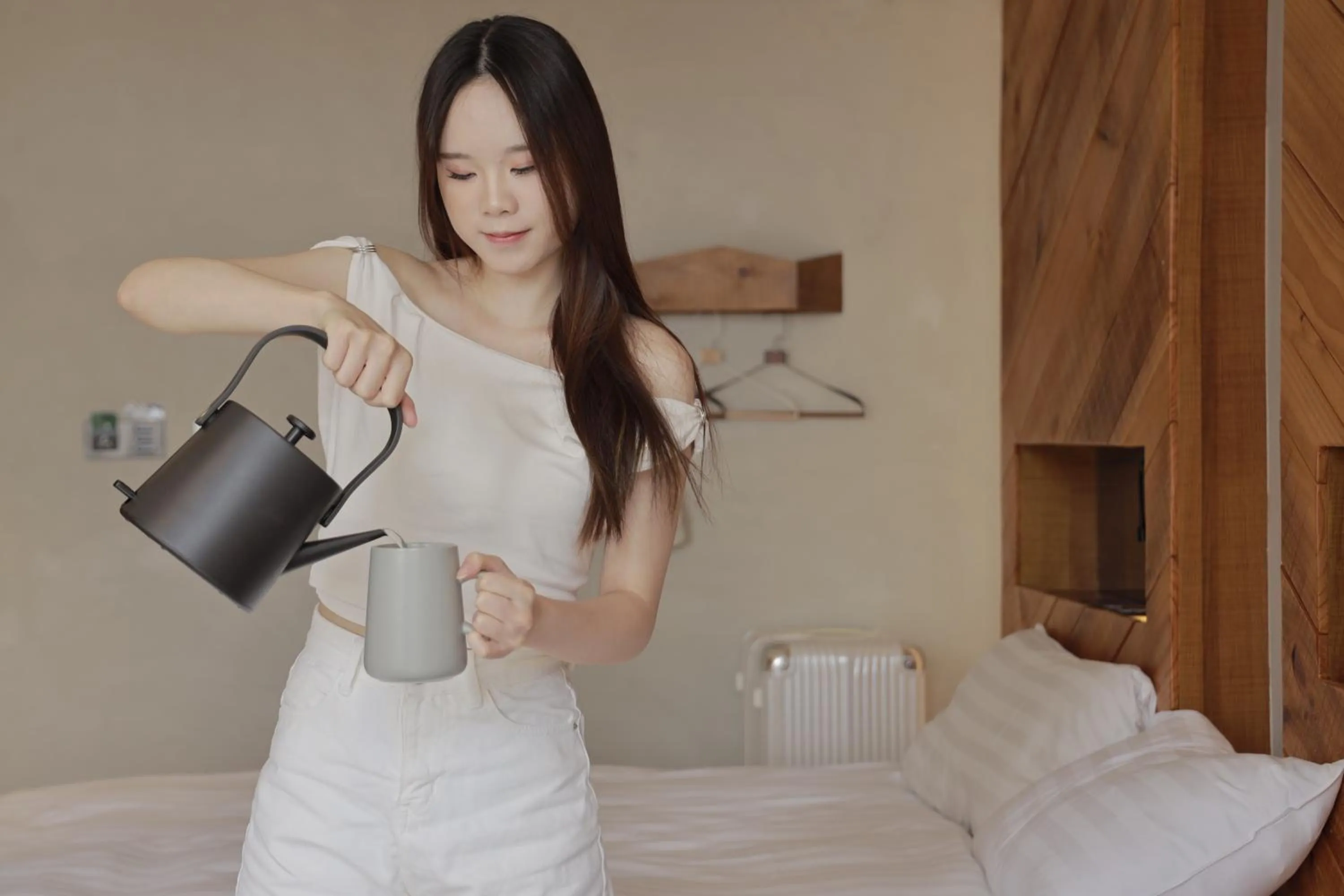 Bed in Central Land Hotel