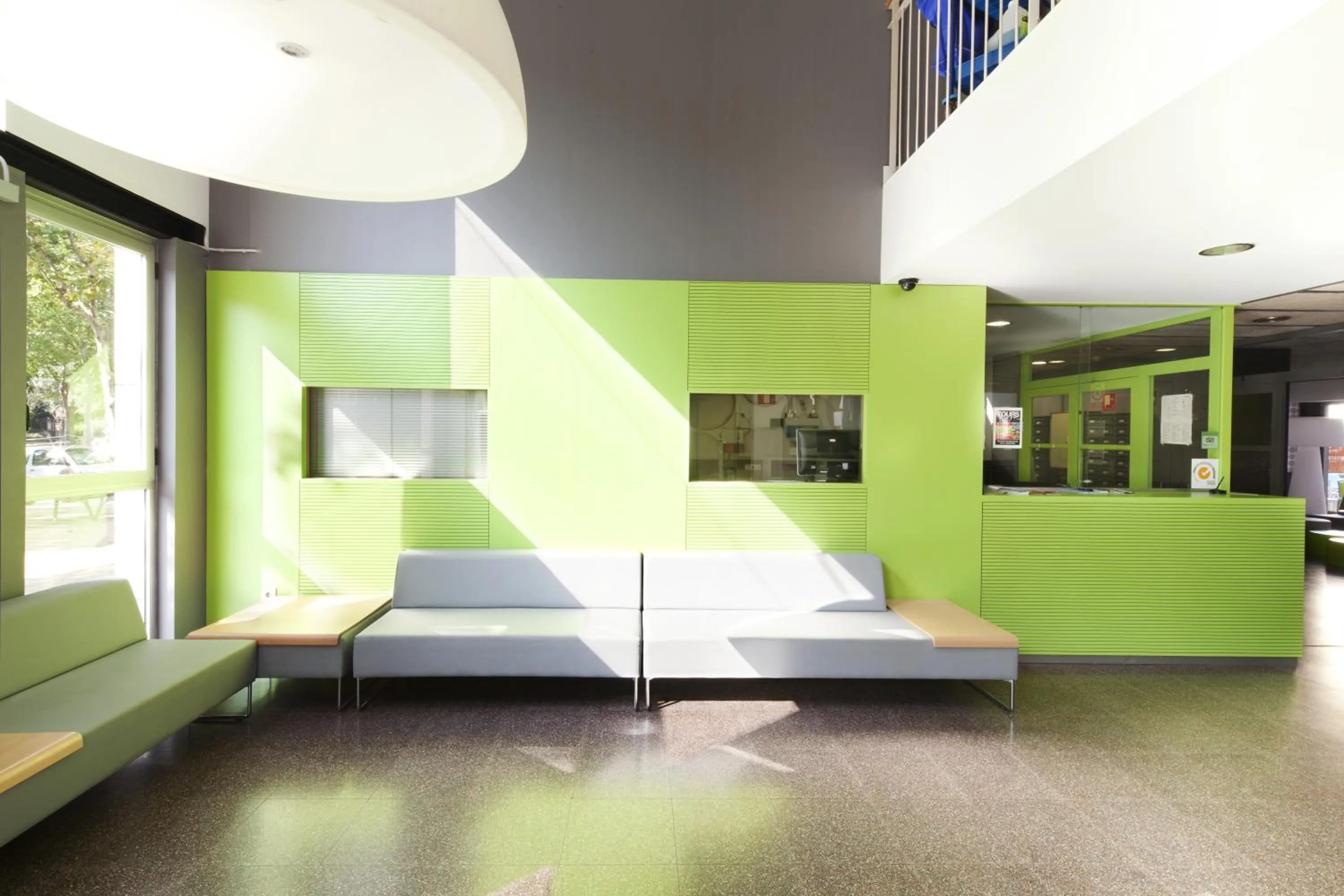 Lobby or reception, Bed in Residencia Universitaria Resa La Ciutadella