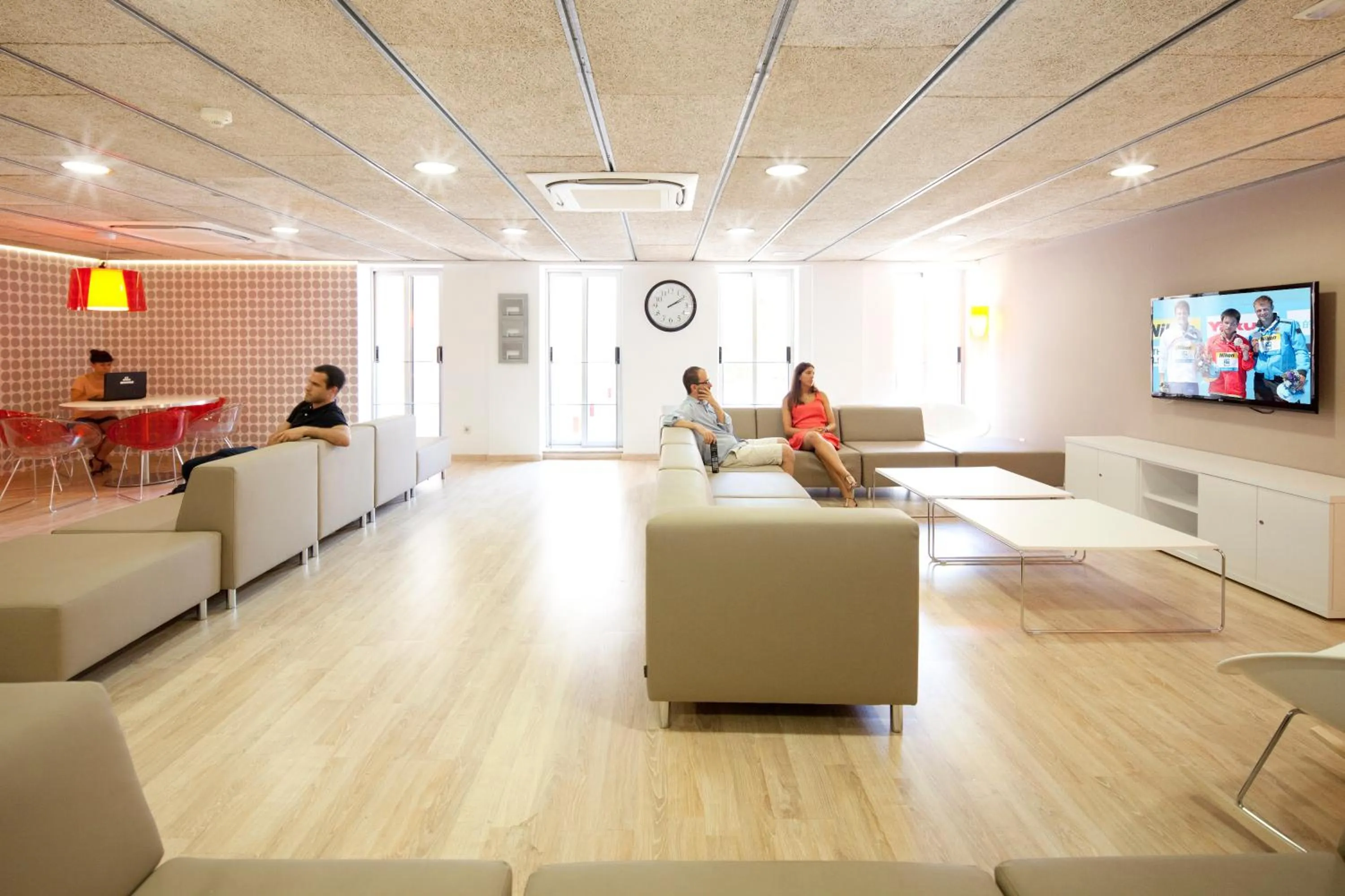 Living room in Residencia Universitaria Resa La Ciutadella