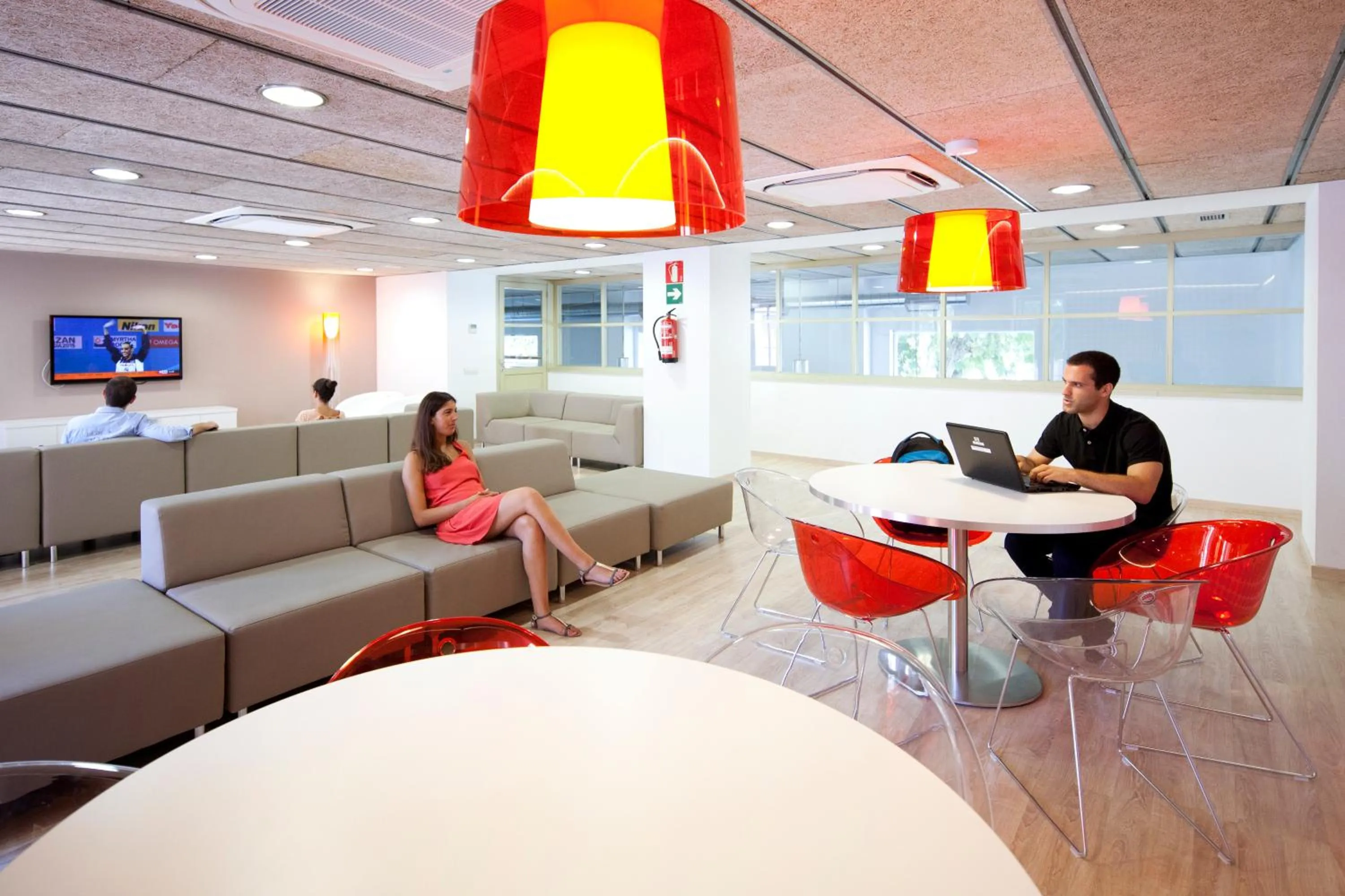 Living room in Residencia Universitaria Resa La Ciutadella