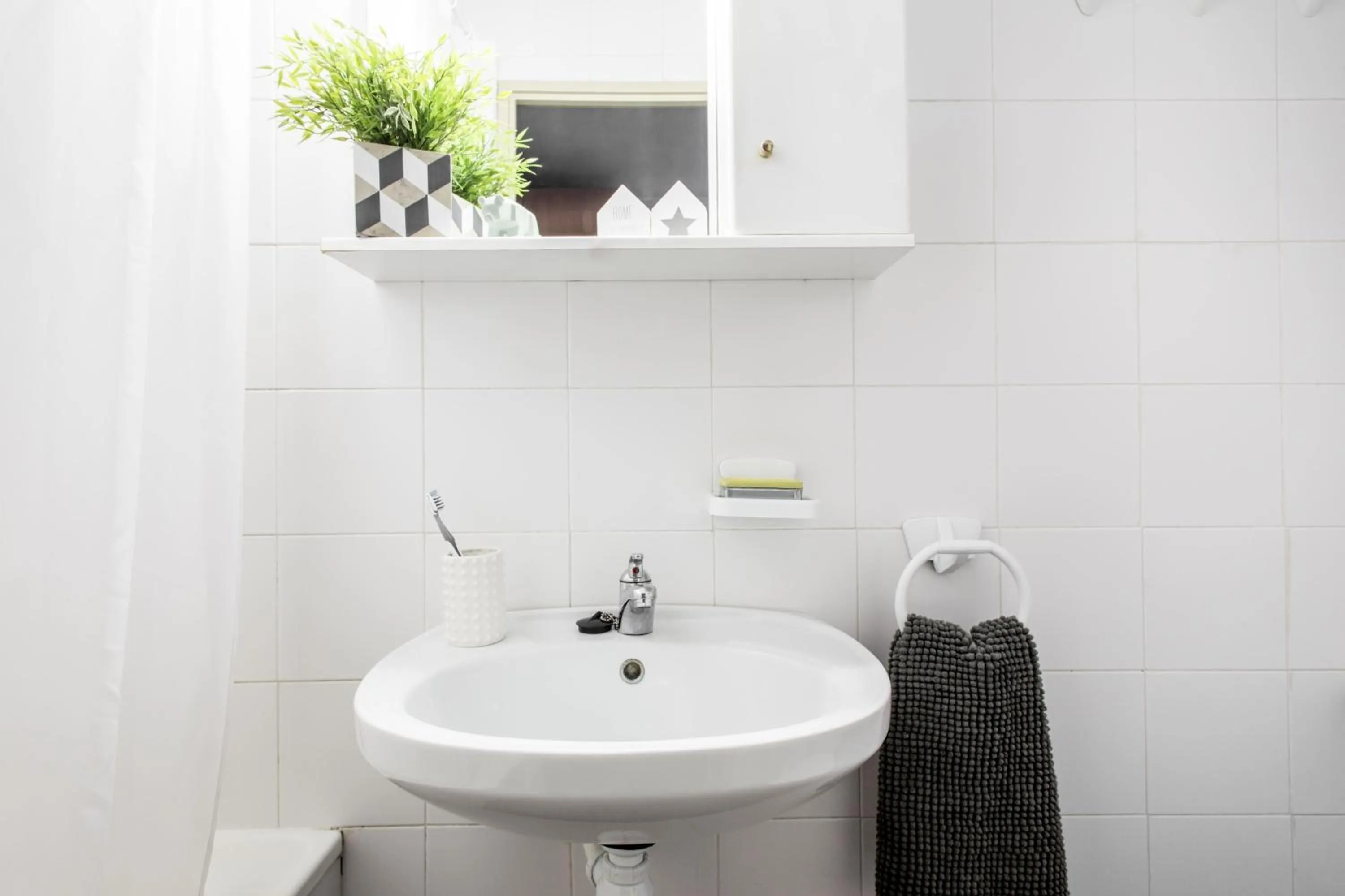 Bathroom in Residencia Universitaria Resa La Ciutadella