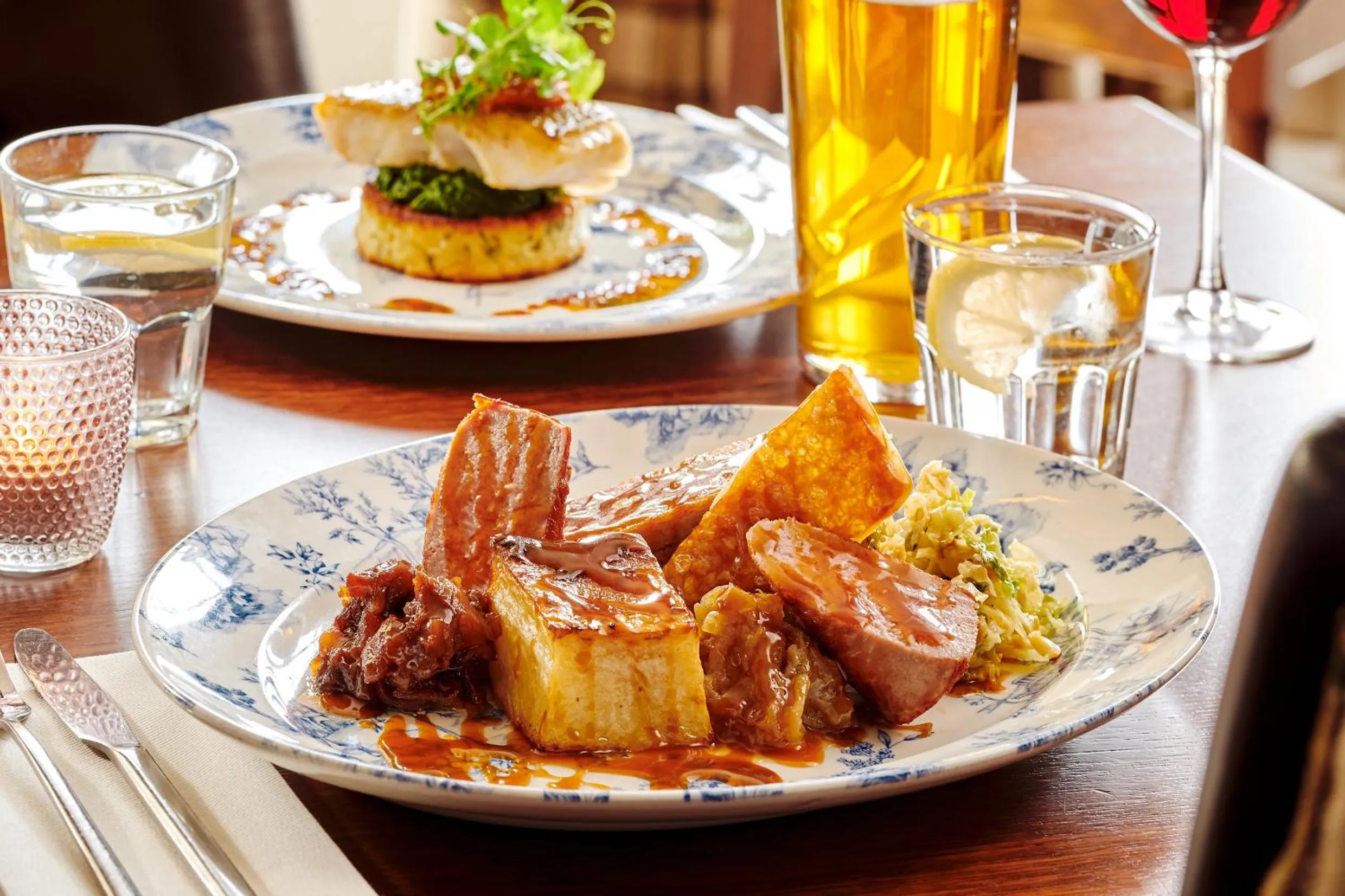 Food and drinks in The Jug And Bottle