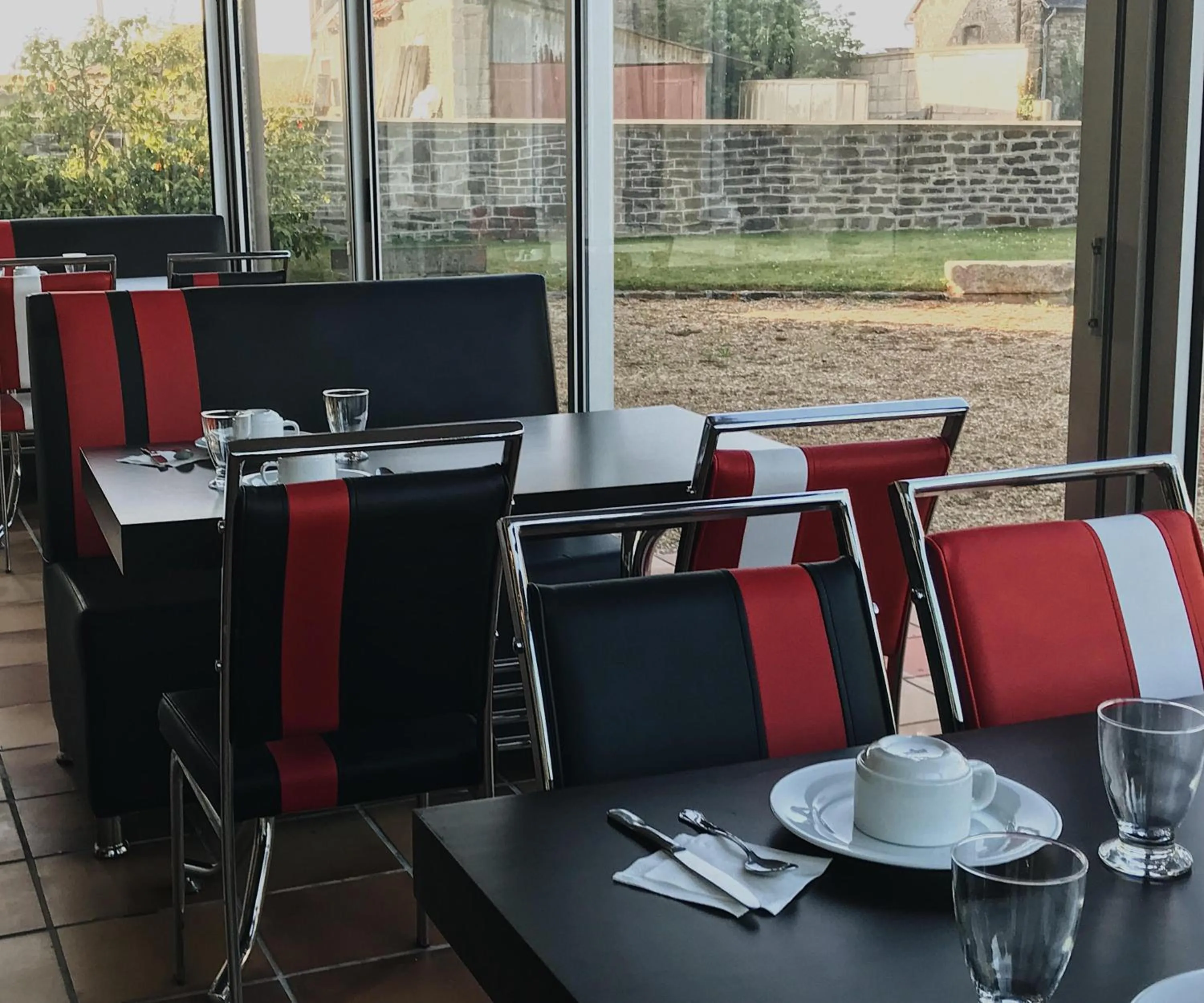 Balcony/Terrace in Contact Hotel Les Montois