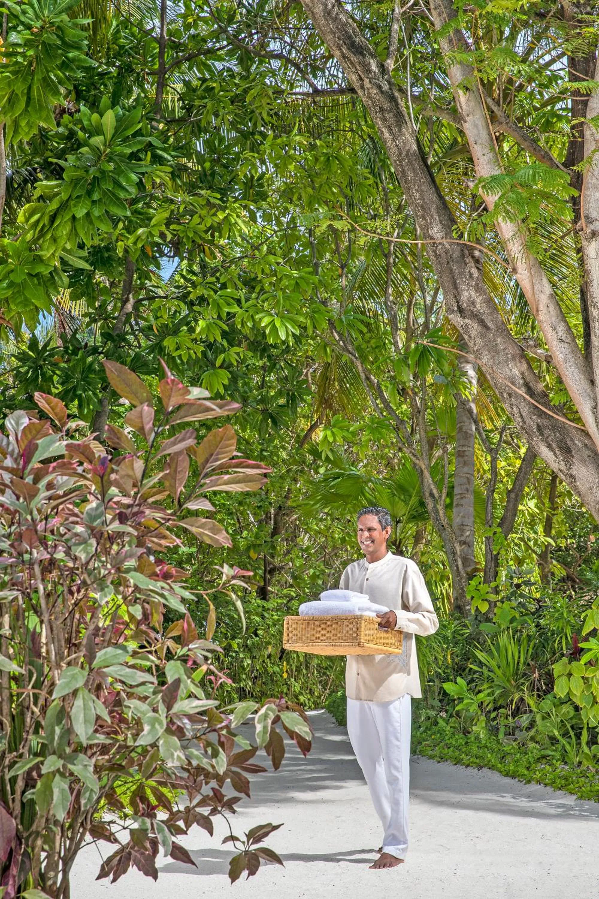 Staff in Naladhu Private Island Maldives