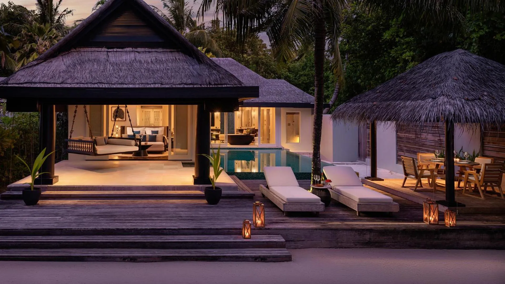 Balcony/Terrace in Naladhu Private Island Maldives