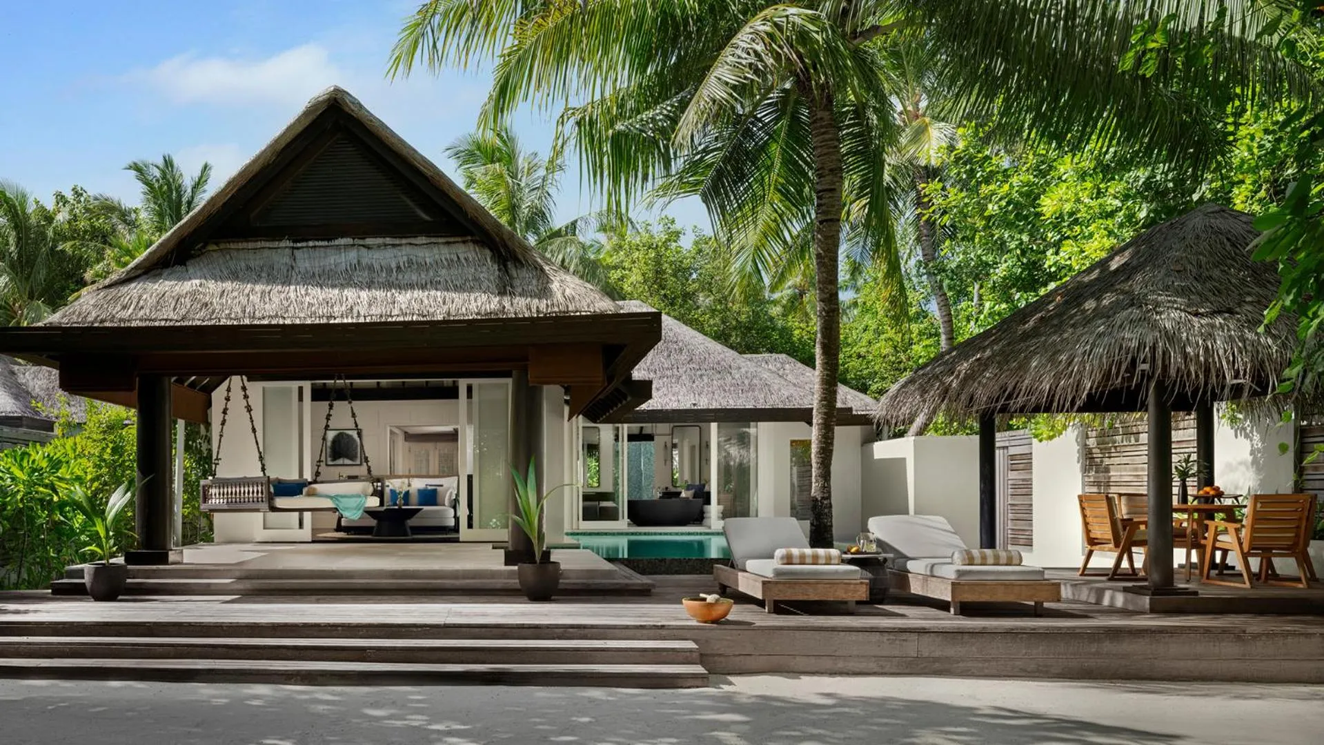 Balcony/Terrace in Naladhu Private Island Maldives