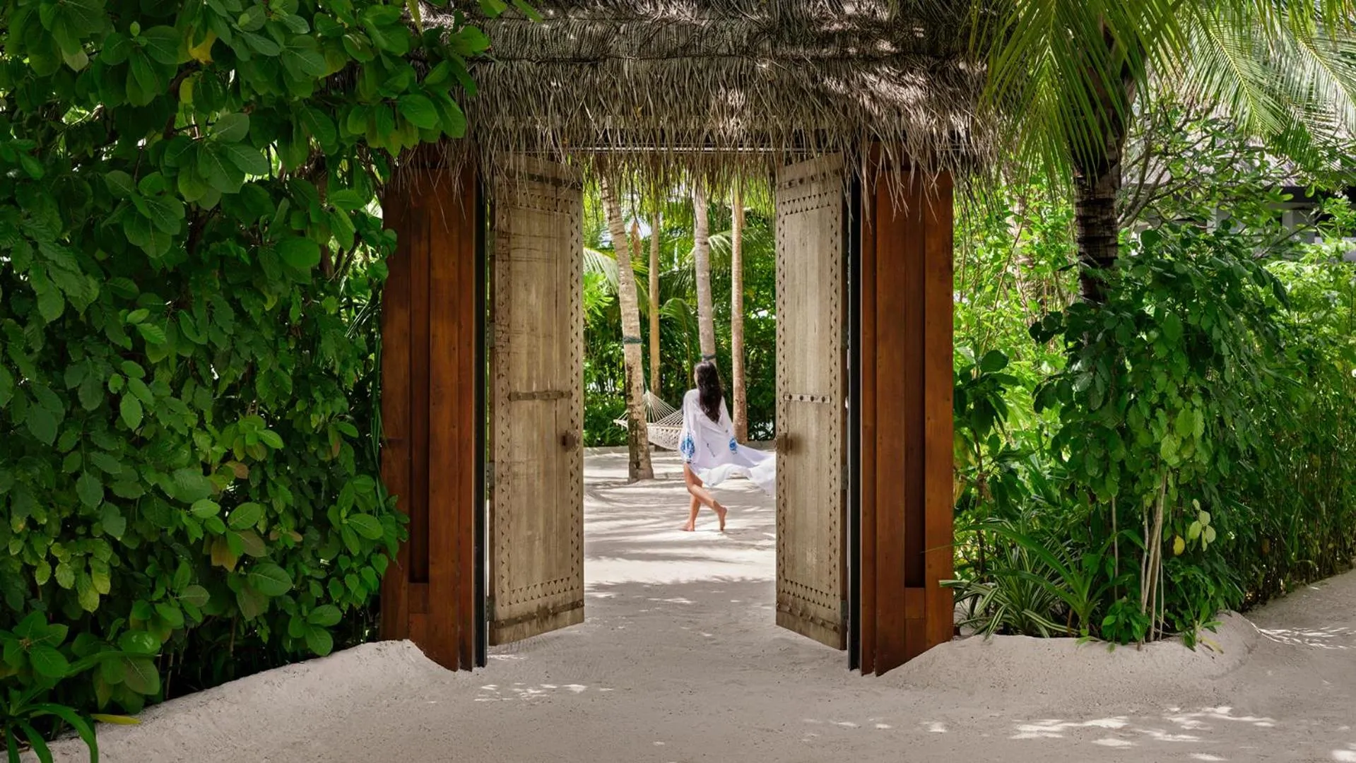Facade/entrance in Naladhu Private Island Maldives