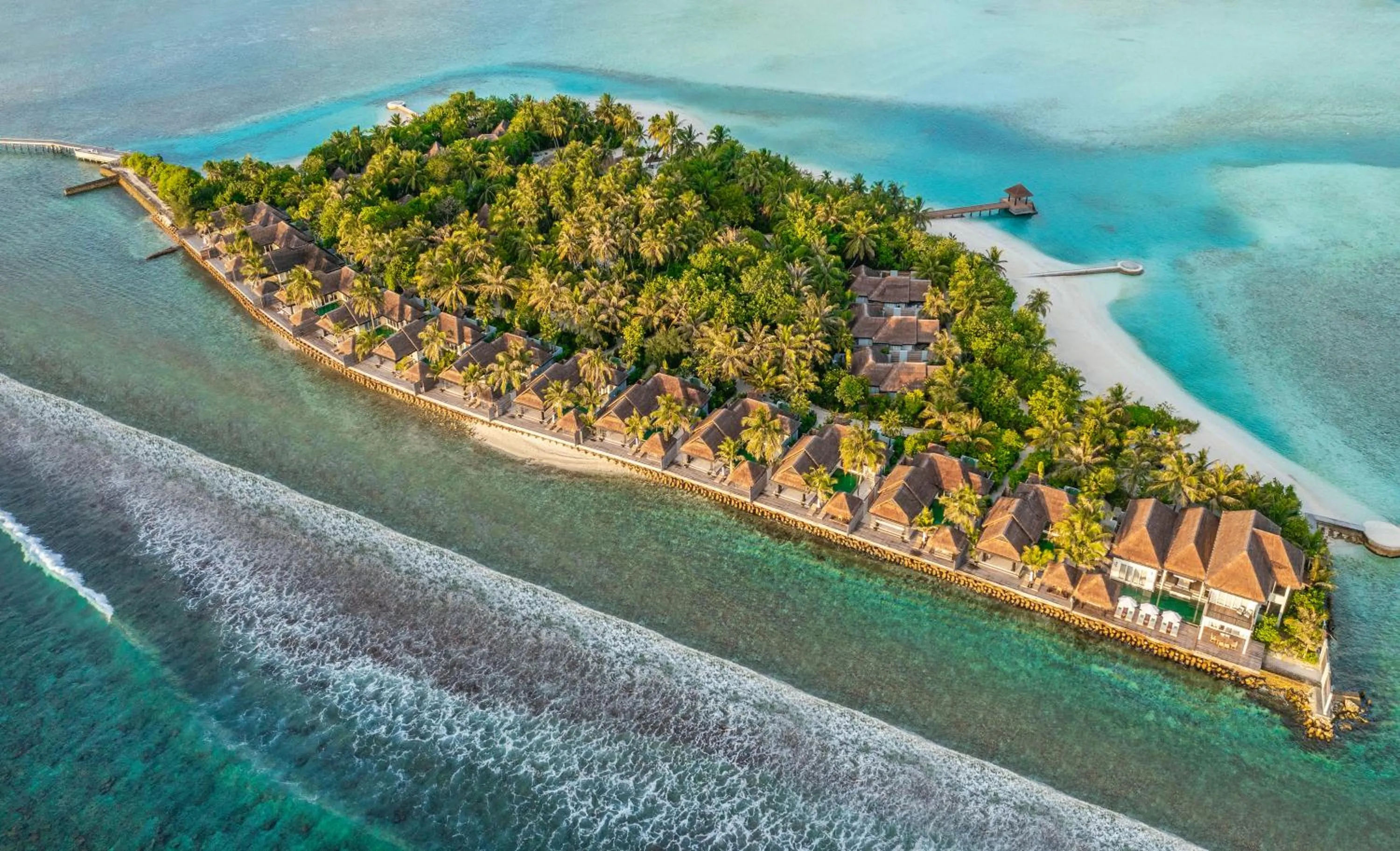 Bird's eye view in Naladhu Private Island Maldives