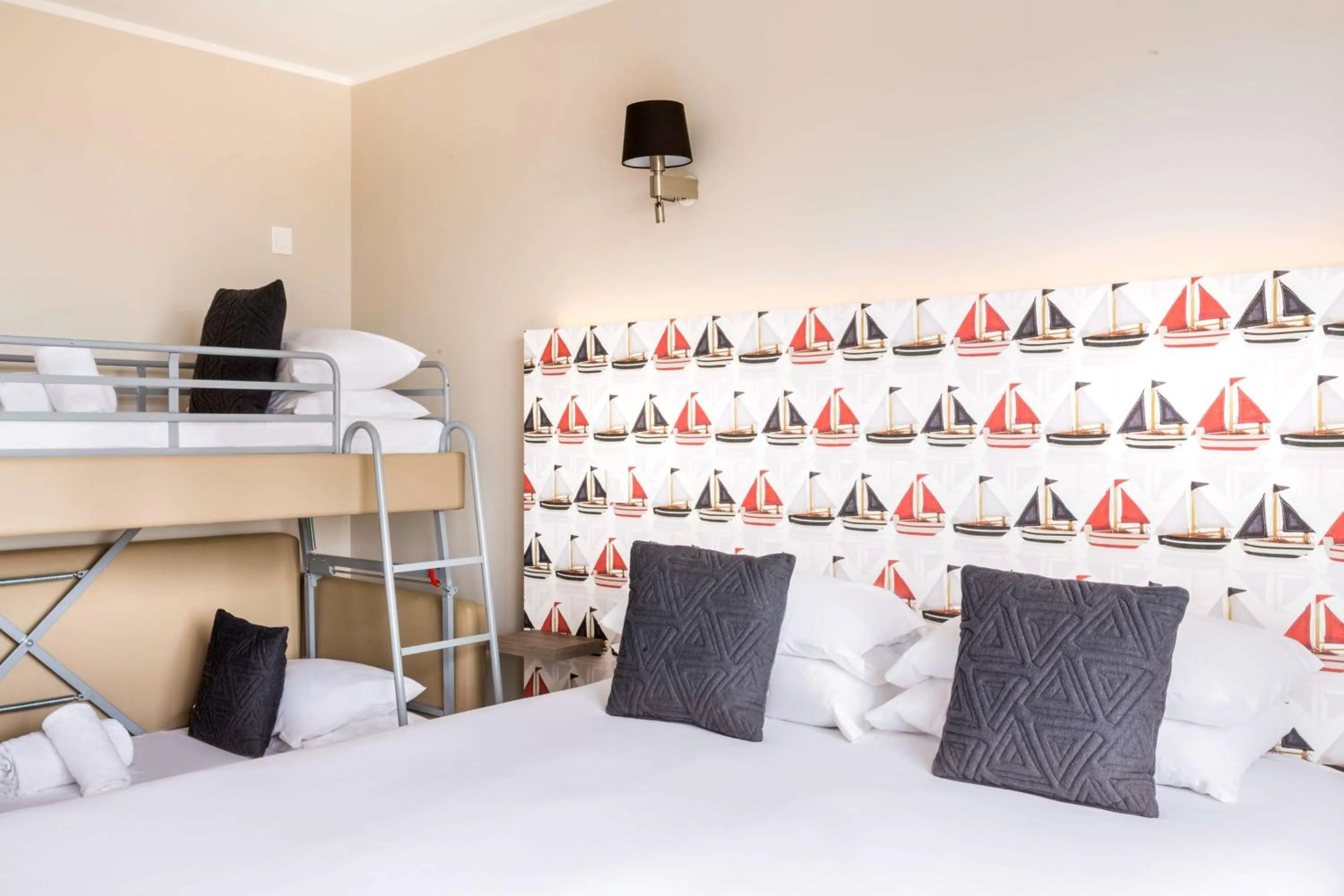 Patio, Bed in Best Western Plus Antibes Riviera