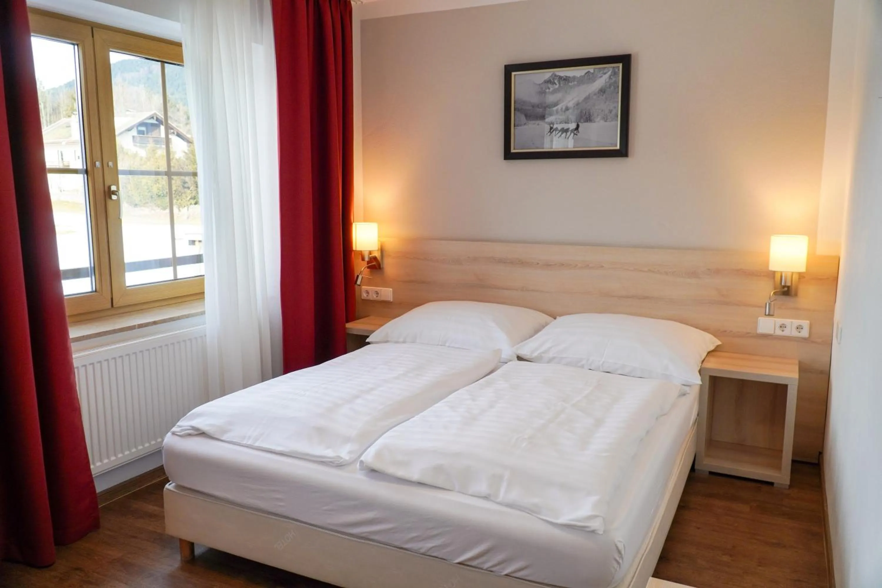 Bed in Landgasthof Schwarzberg