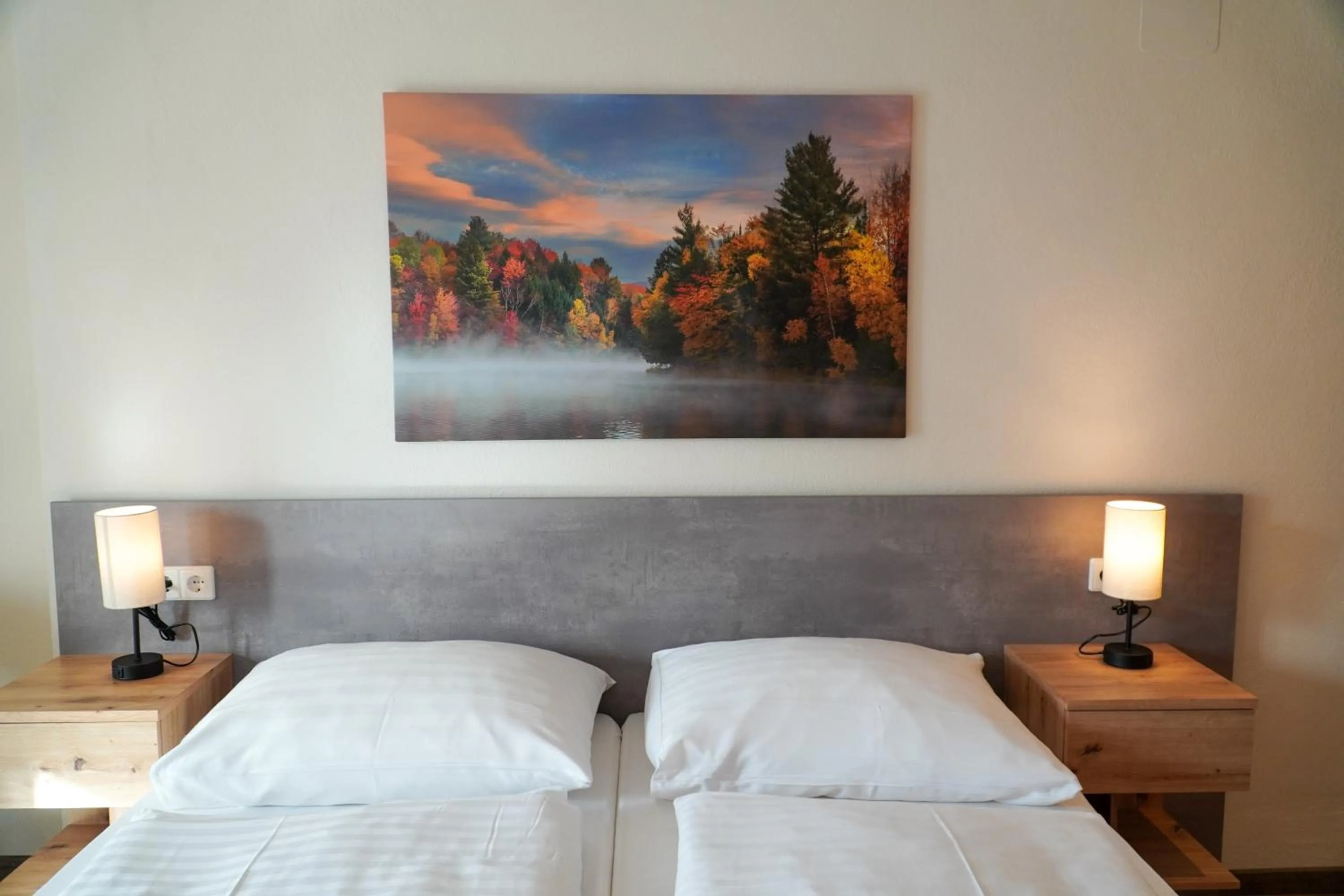 Bed in Landgasthof Schwarzberg