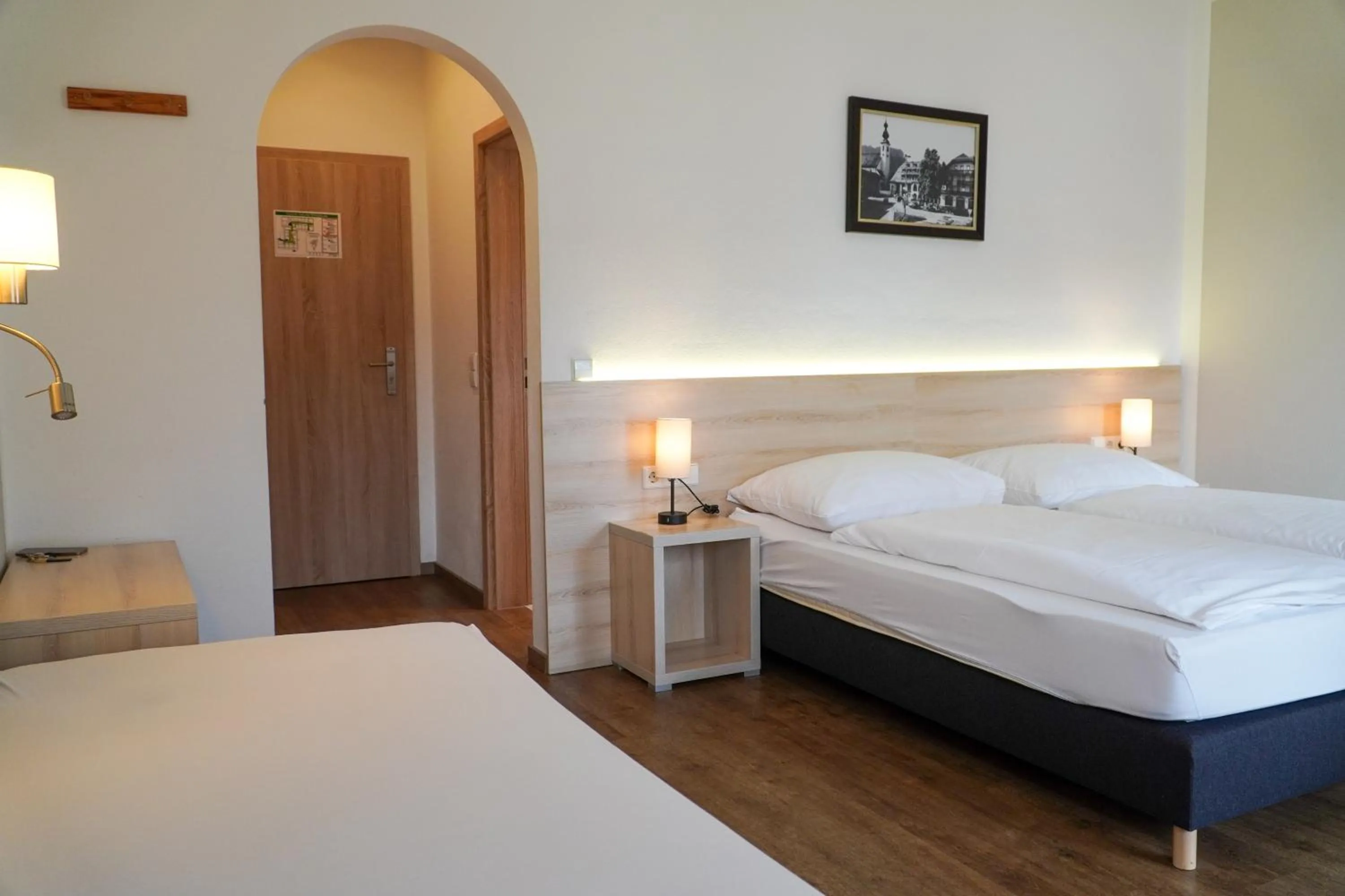 Bed in Landgasthof Schwarzberg