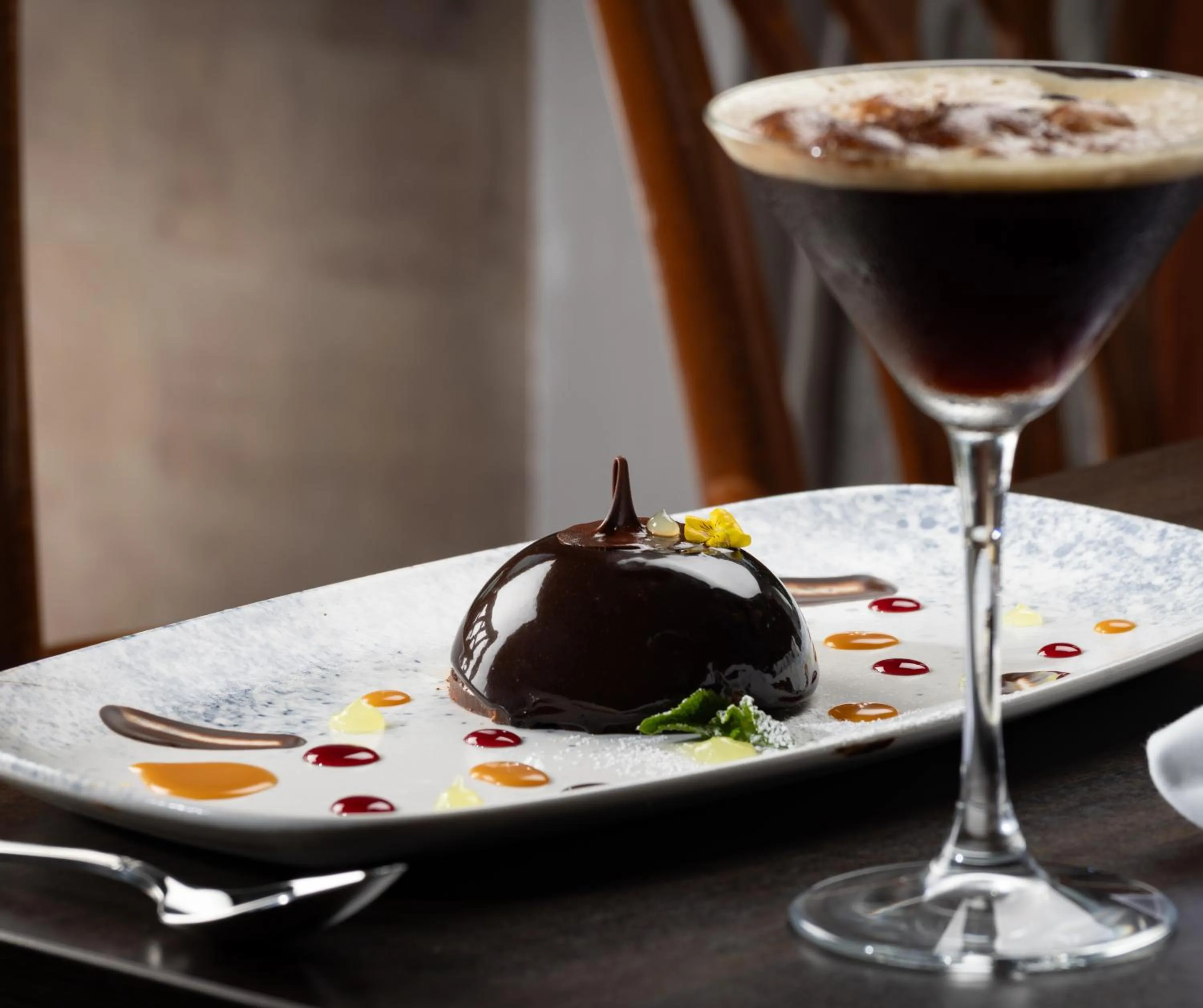 Dining area in Grand Hotel