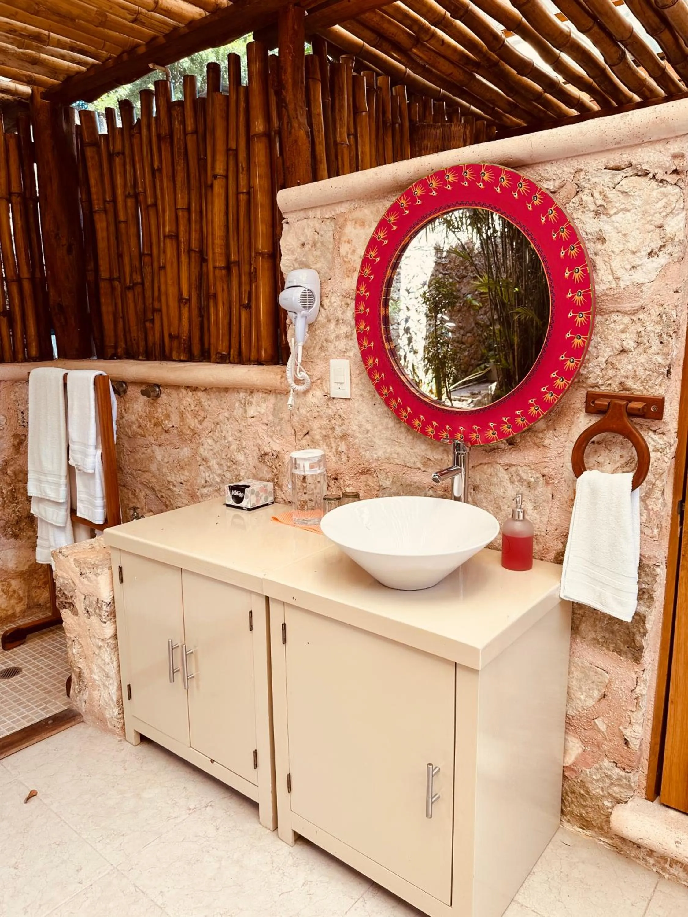 Bathroom in Casa Quetzal Hotel