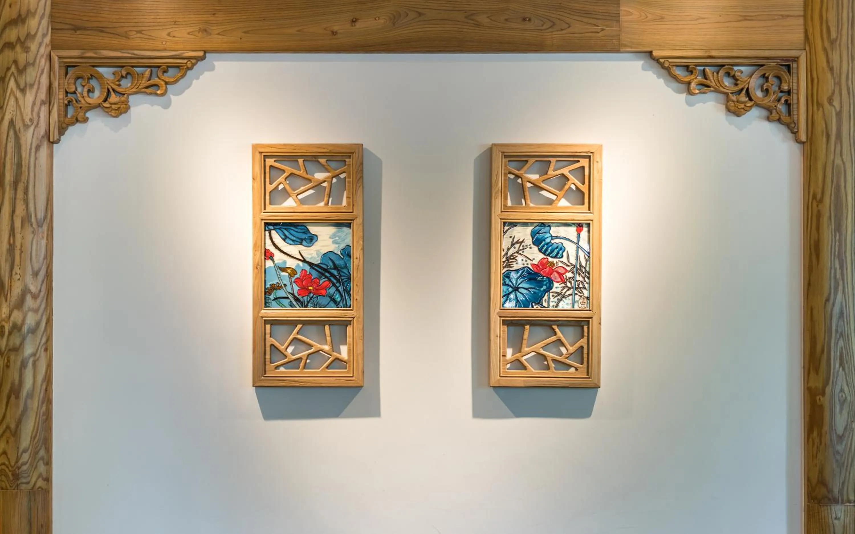 Decorative detail in Yangshuo River View Hotel