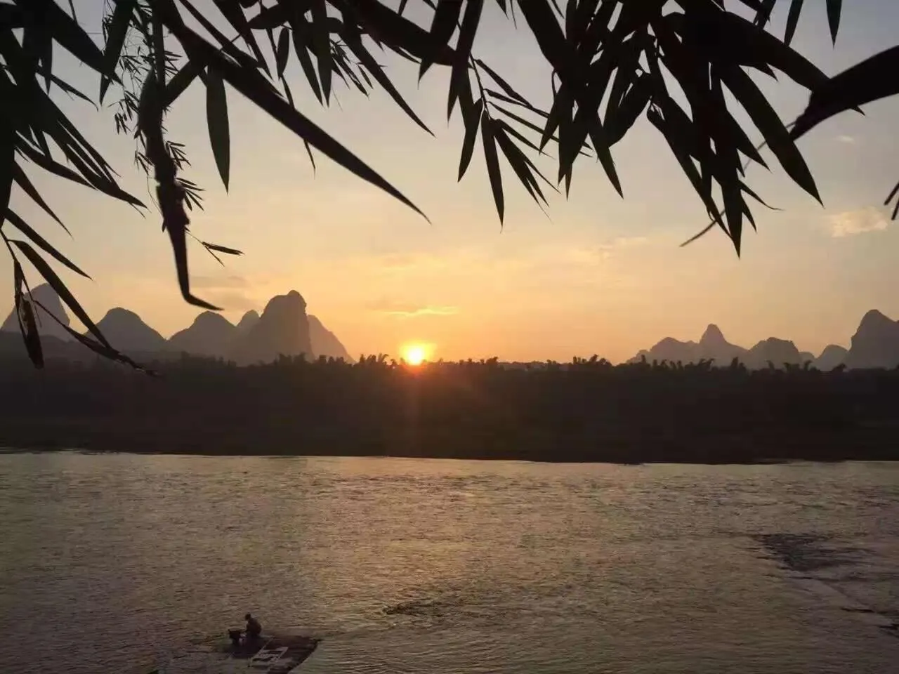 River view in Yangshuo River View Hotel