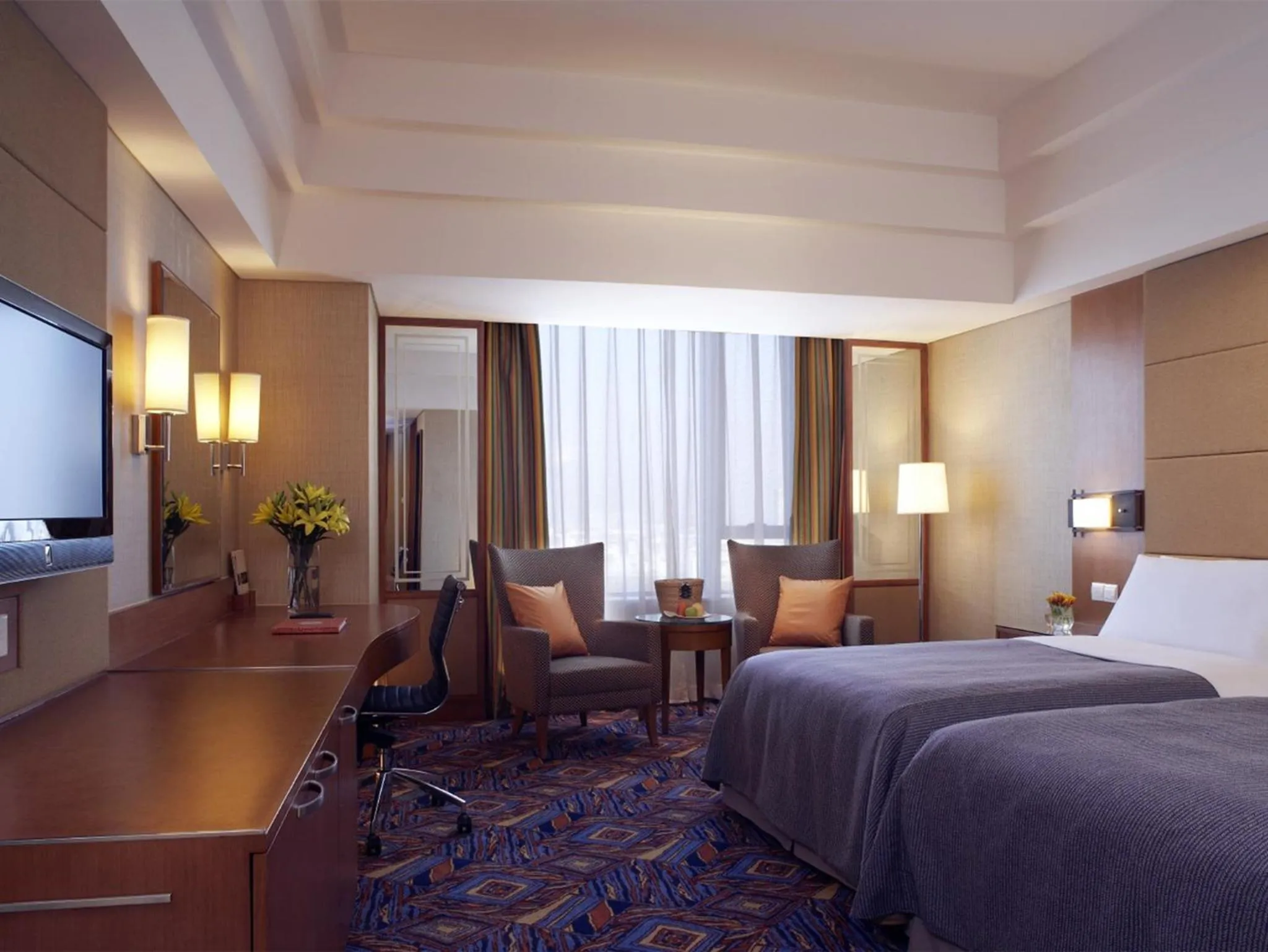 Bedroom, Bed in Shangri-La Baotou