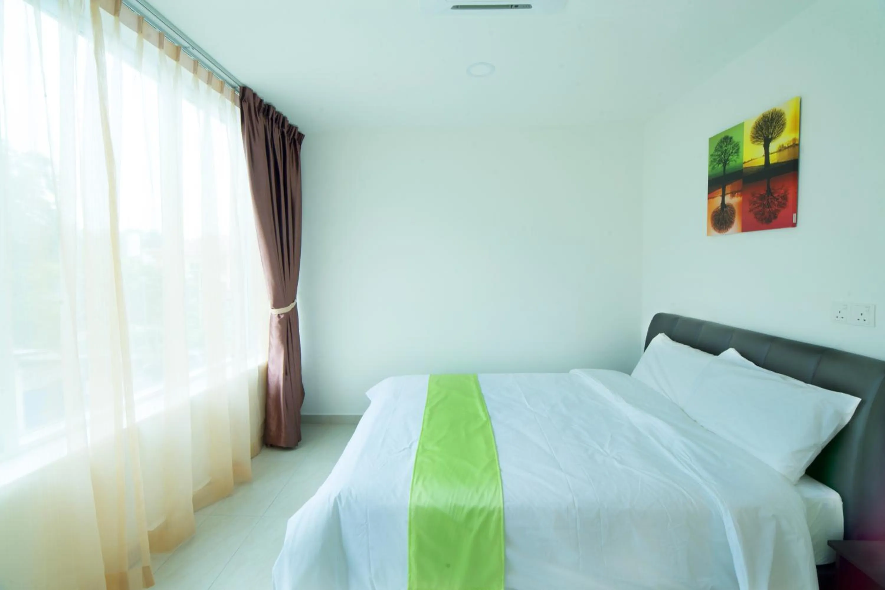 Bed in Hard Rock VIP Guest House