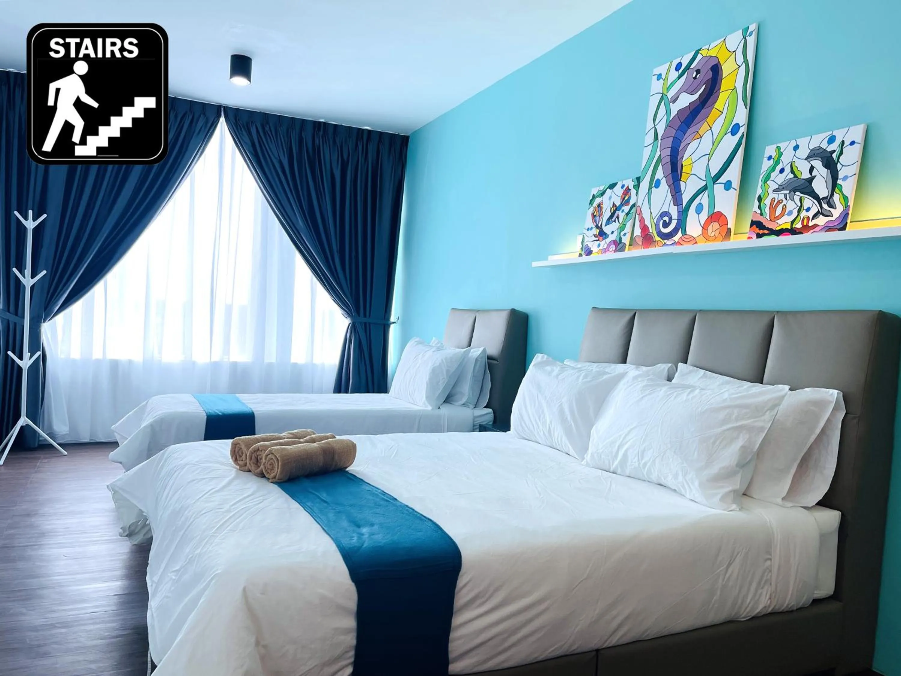 Bed in Hard Rock VIP Guest House