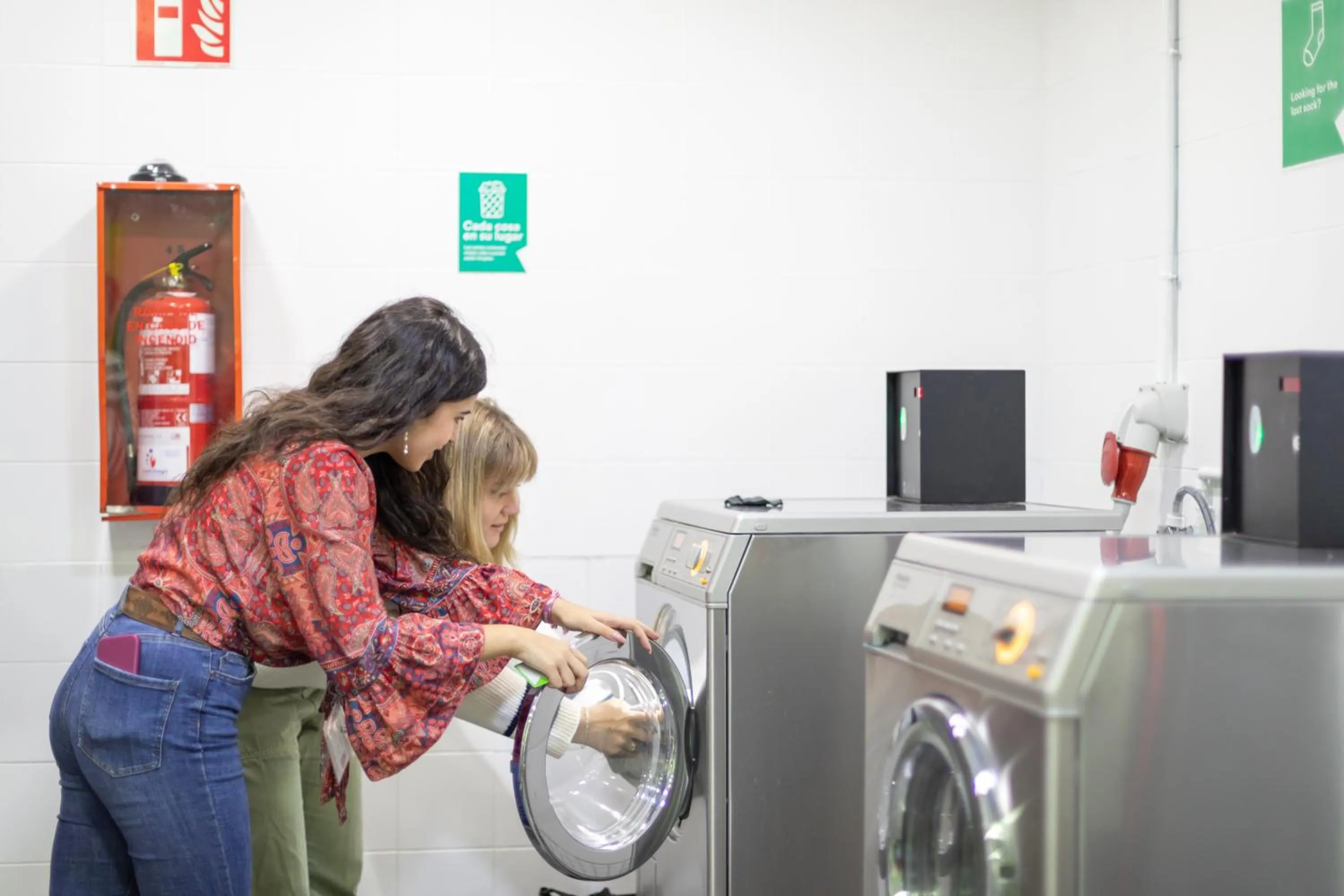 laundry in Residencia Universitaria Resa Campus del Mar