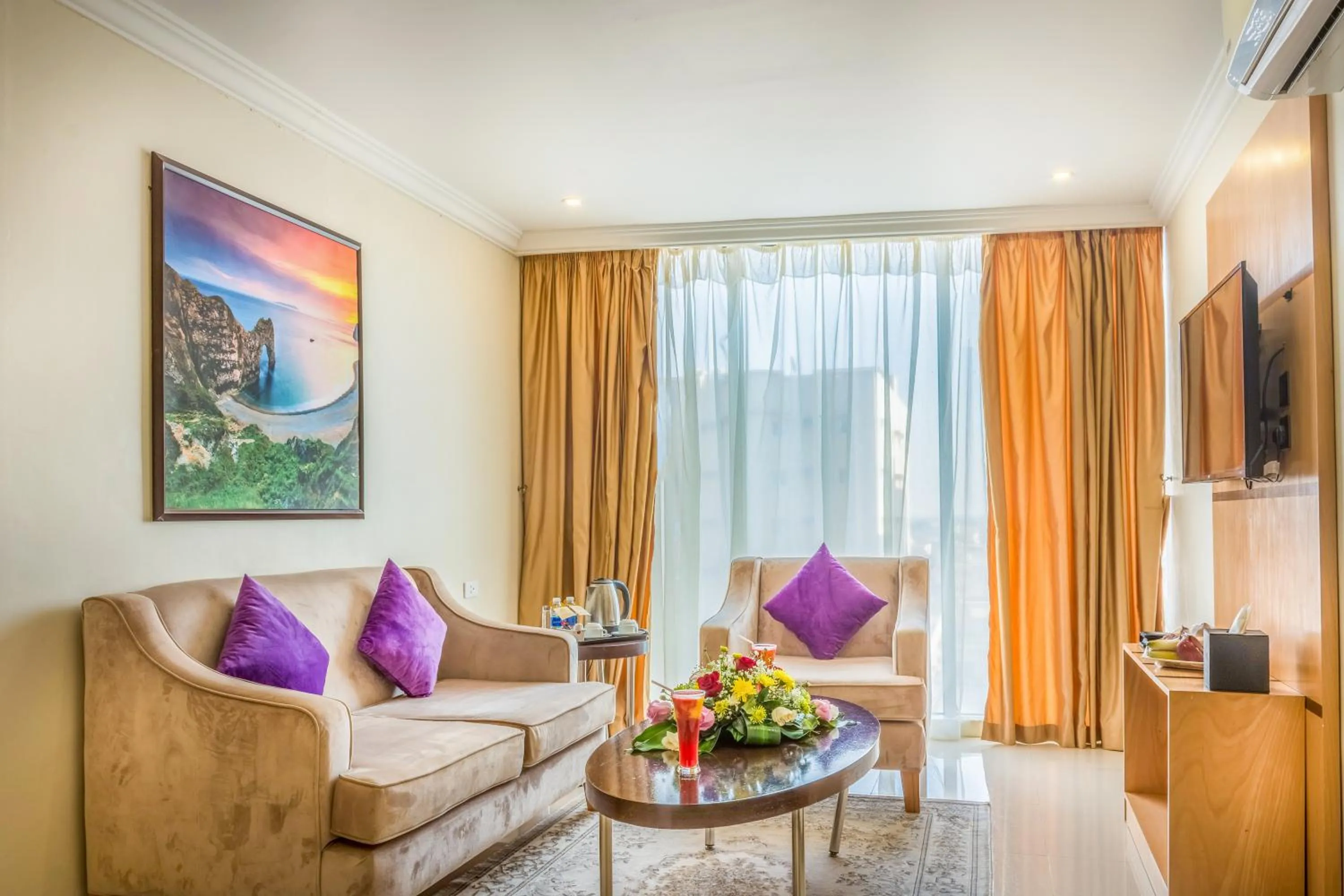 Living room in Almuhaidb Residence Al Jubail