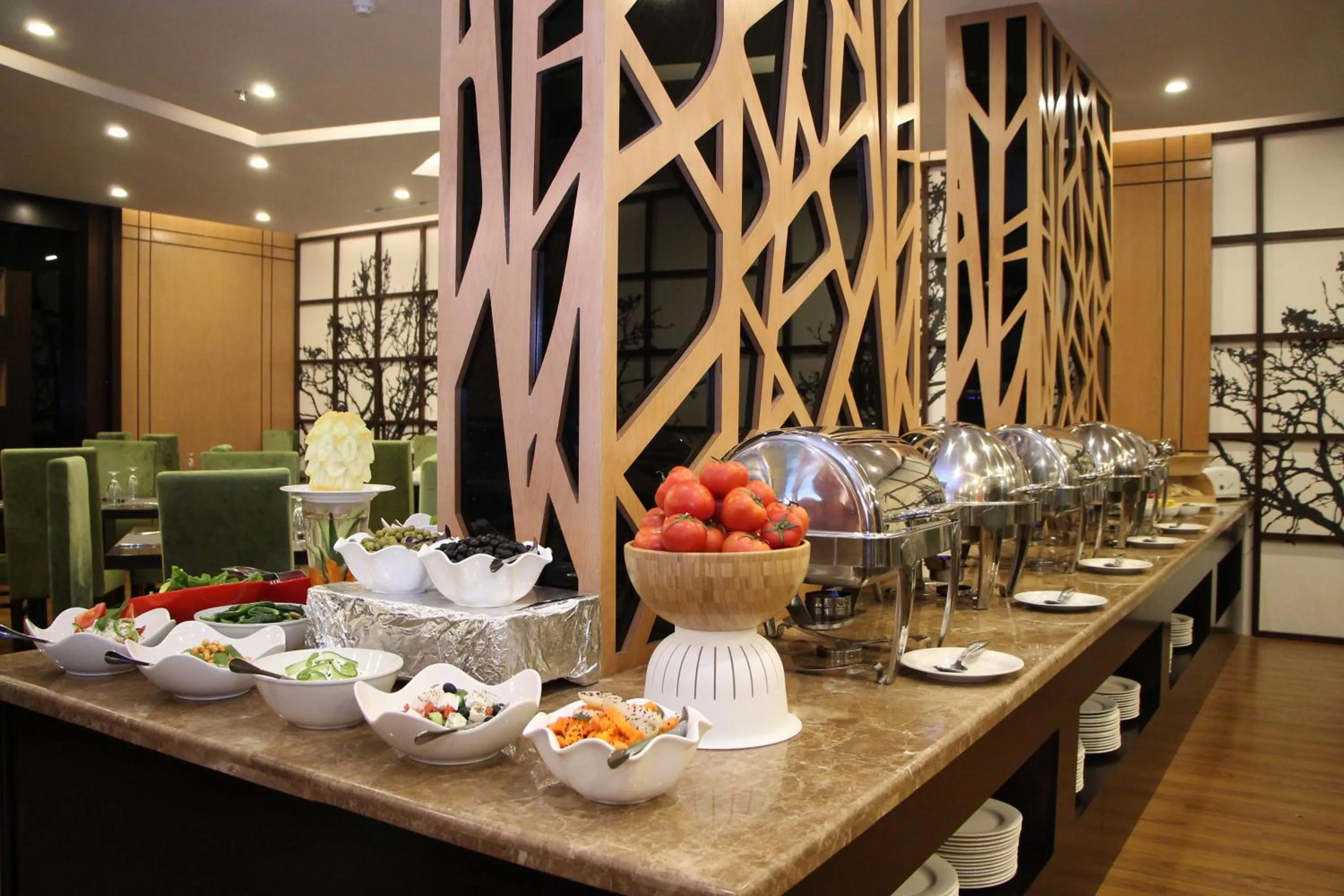 Buffet breakfast in Almuhaidb Residence Al Jubail