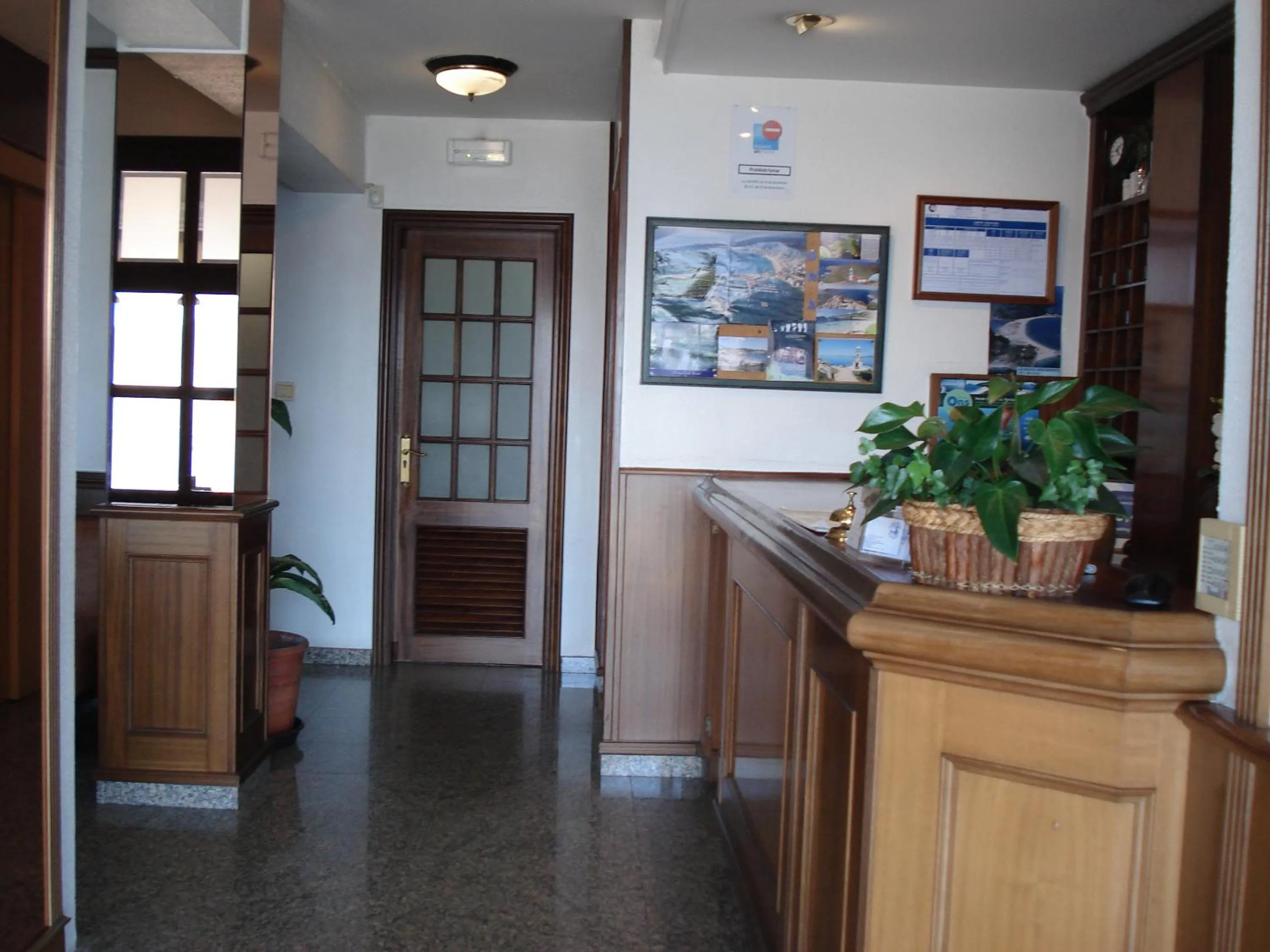 Lobby or reception in Hotel Siroco