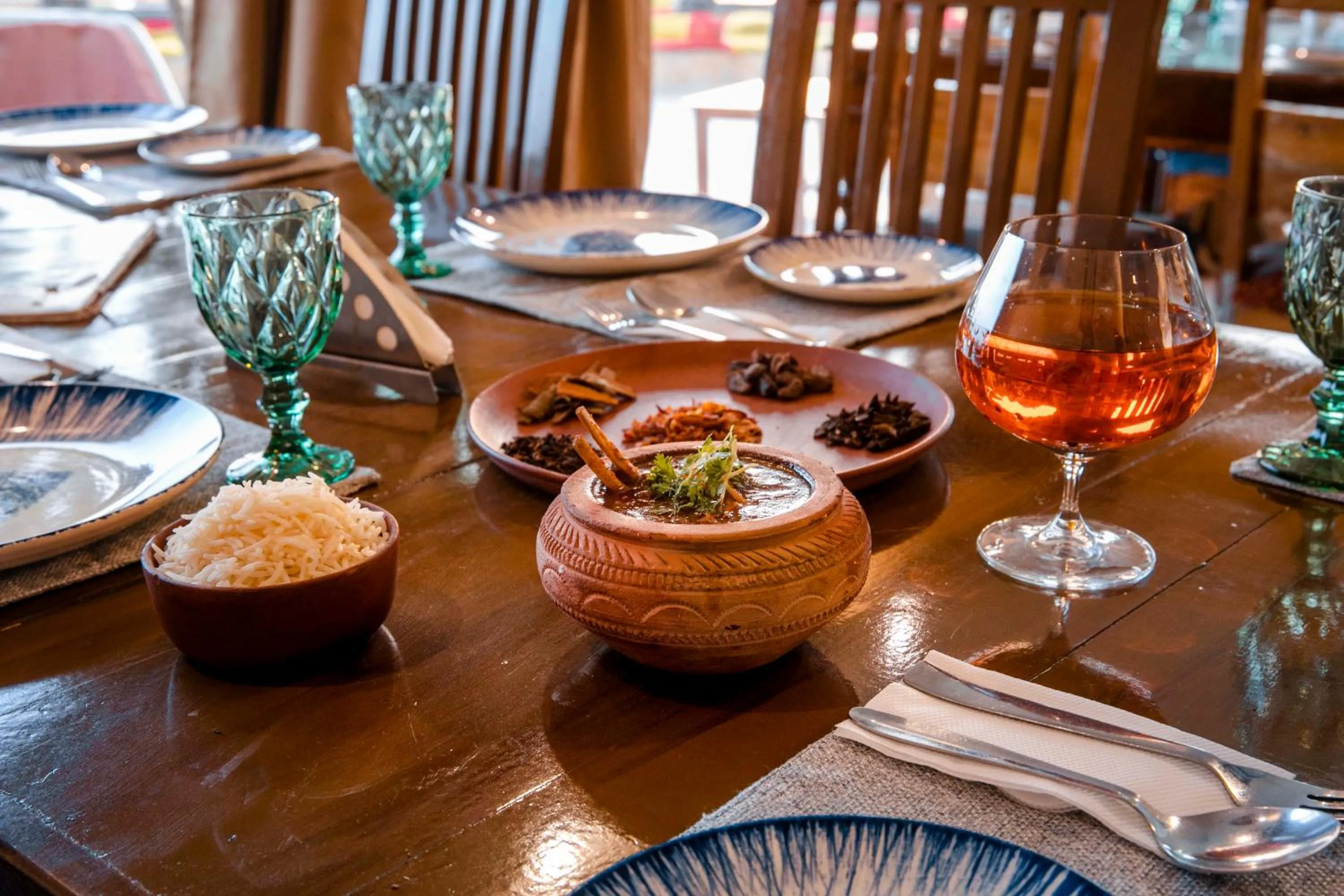 Dining area in Casa De Kaku Jaisalmer