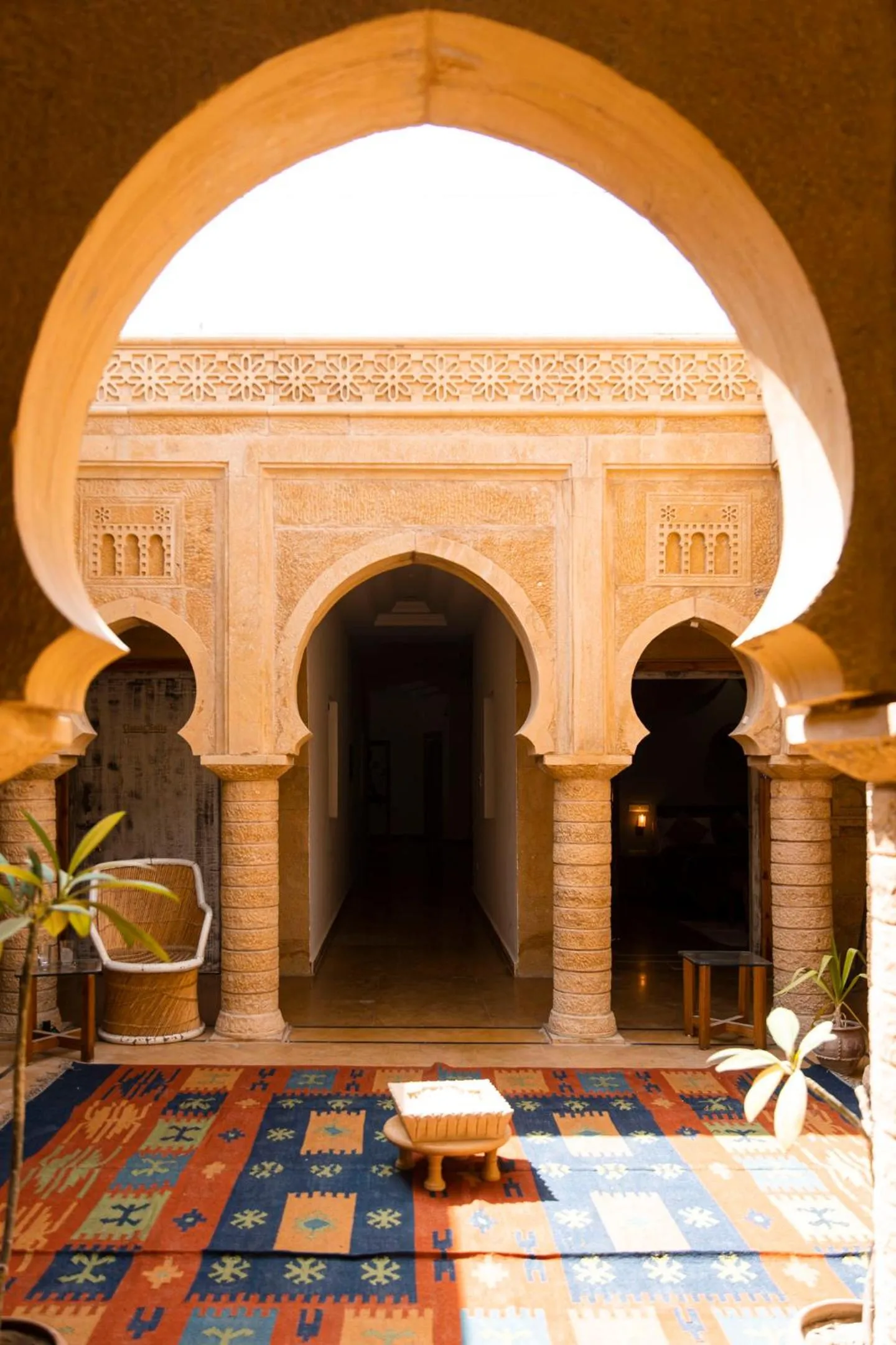 Inner courtyard view in Casa De Kaku Jaisalmer