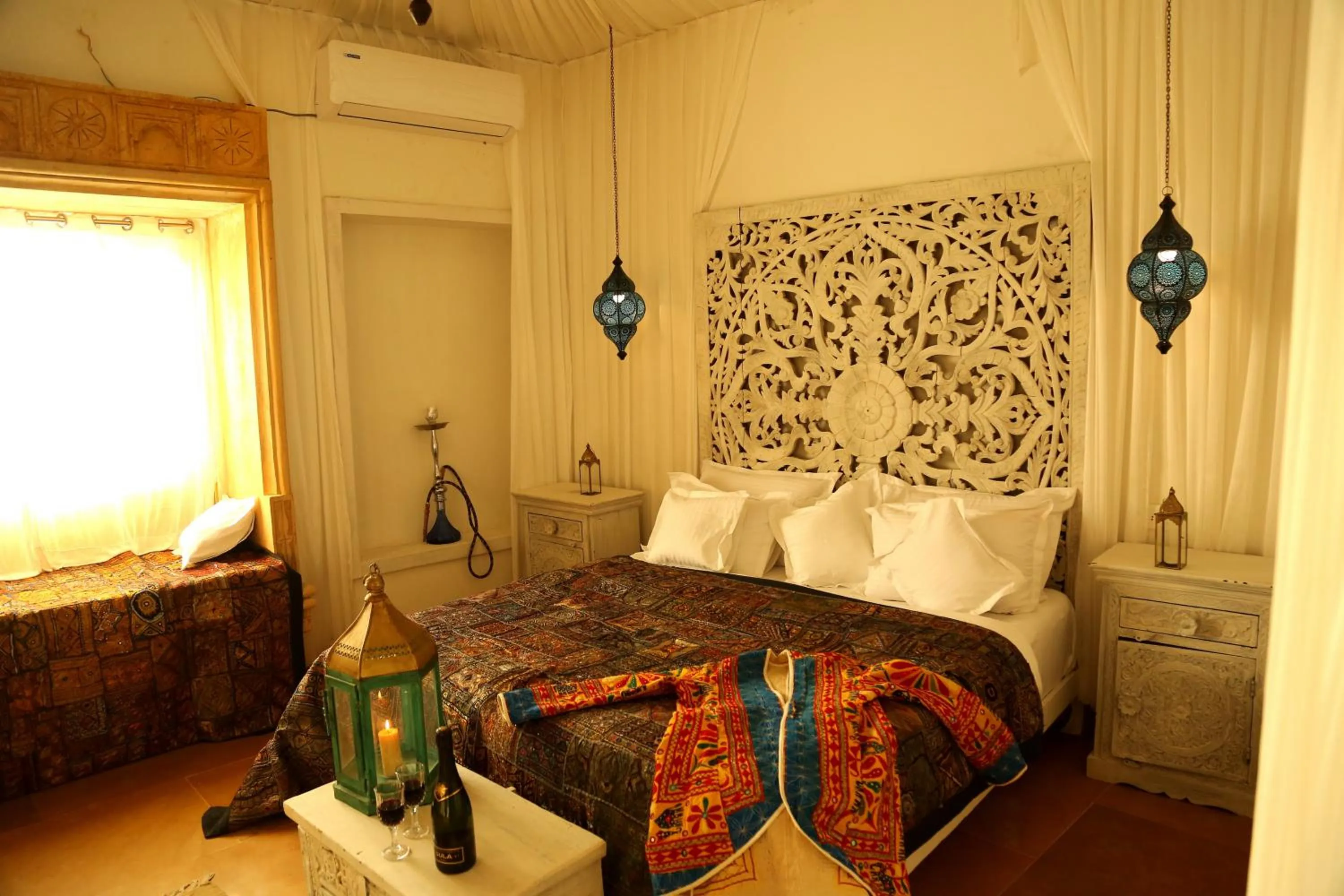 Photo of the whole room, Bed in Casa De Kaku Jaisalmer