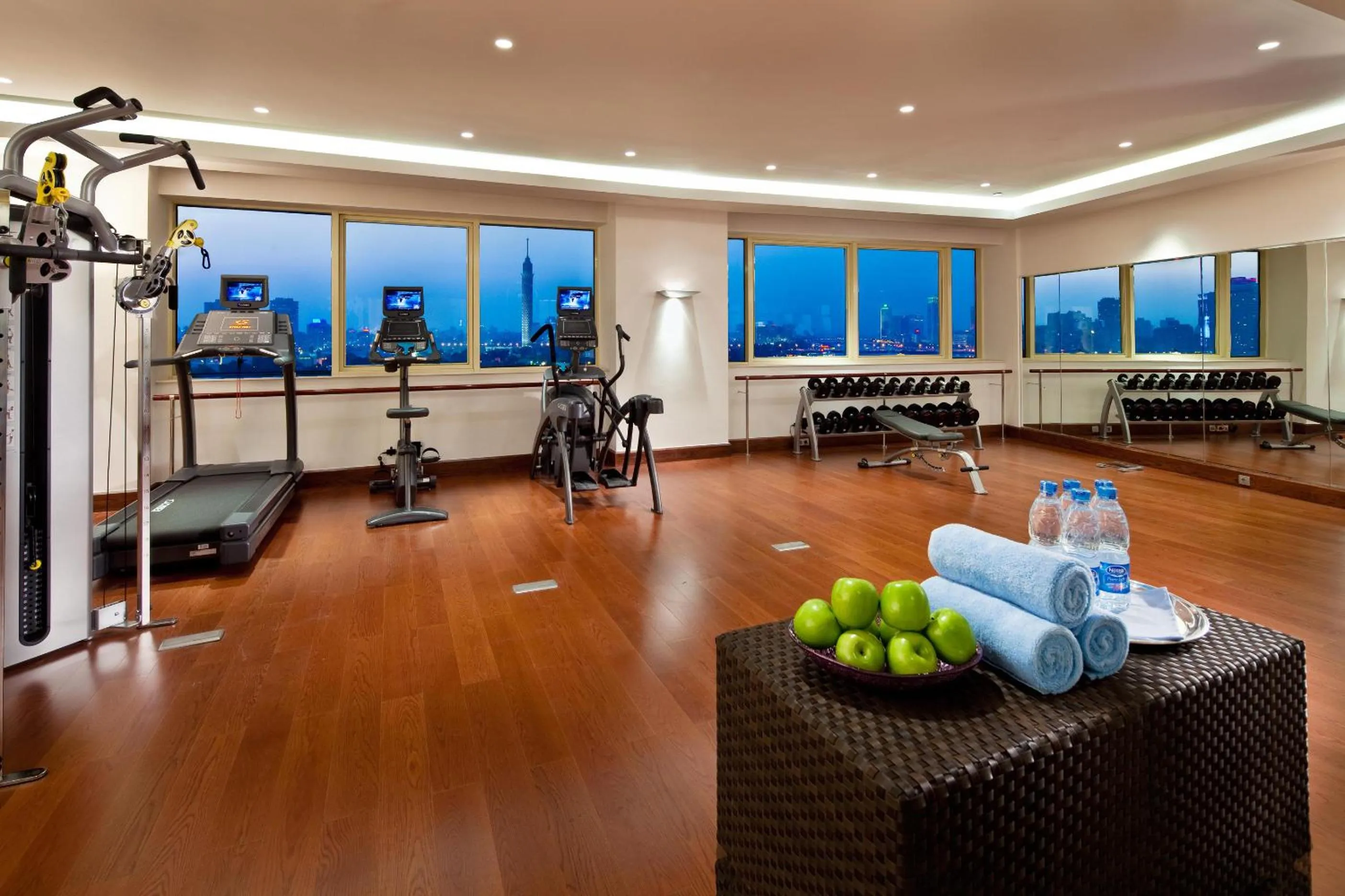 Fitness centre/facilities in Kempinski Nile Hotel, Cairo