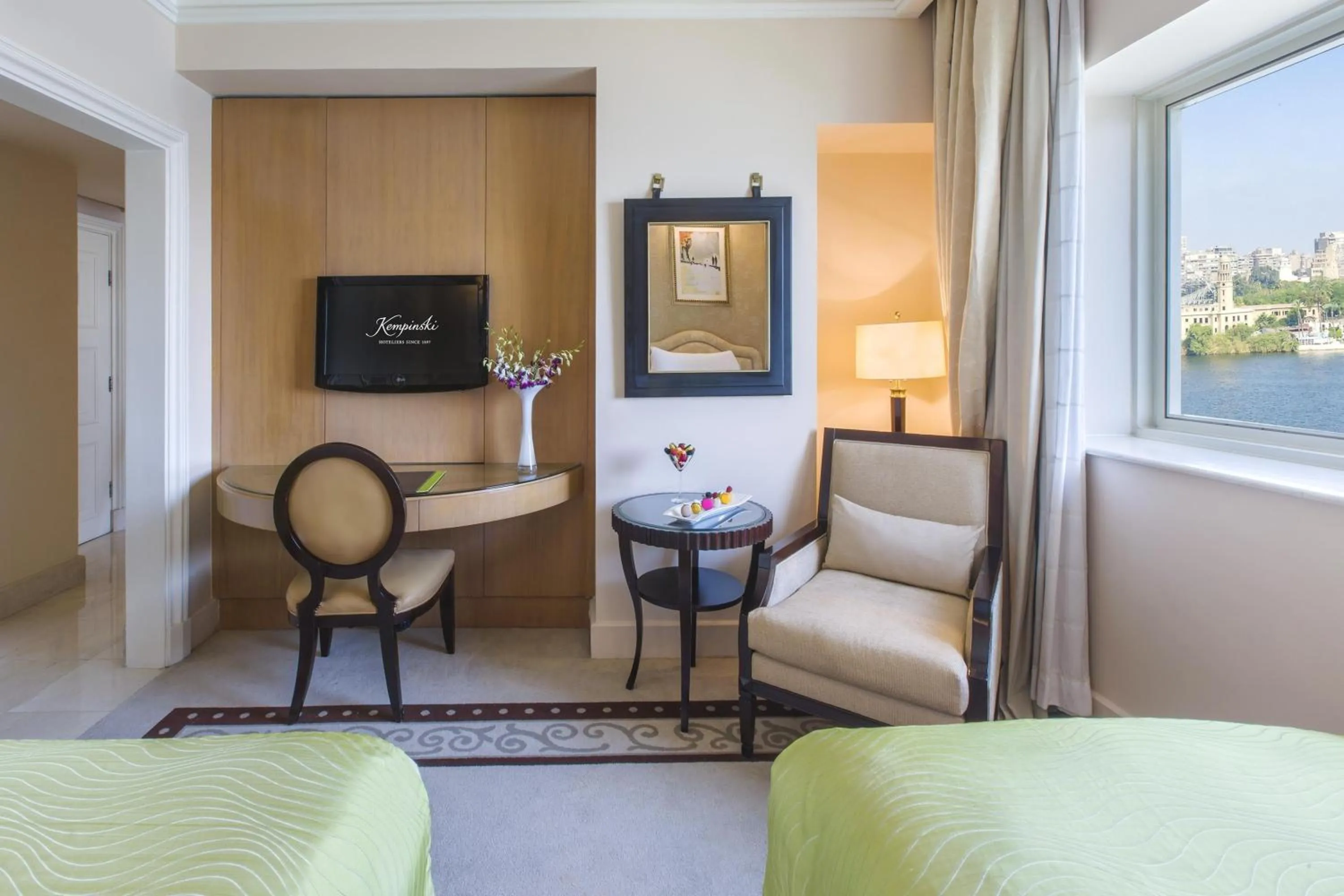 Bedroom in Kempinski Nile Hotel, Cairo