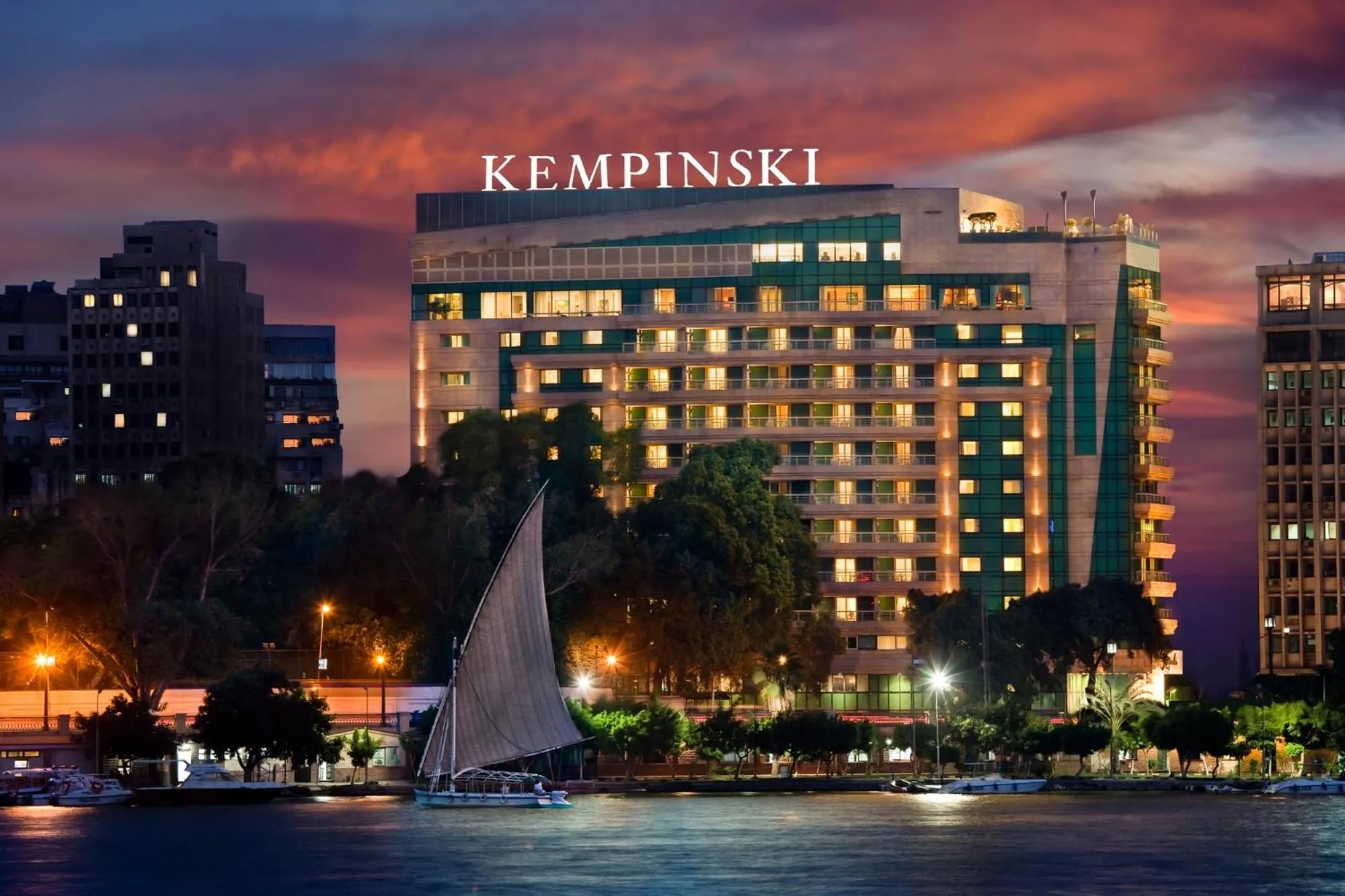 Property building in Kempinski Nile Hotel, Cairo