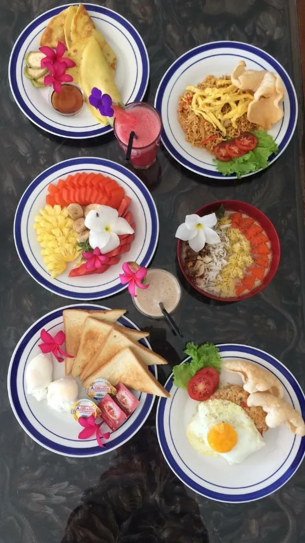 Food in Villa Kipas Retreat