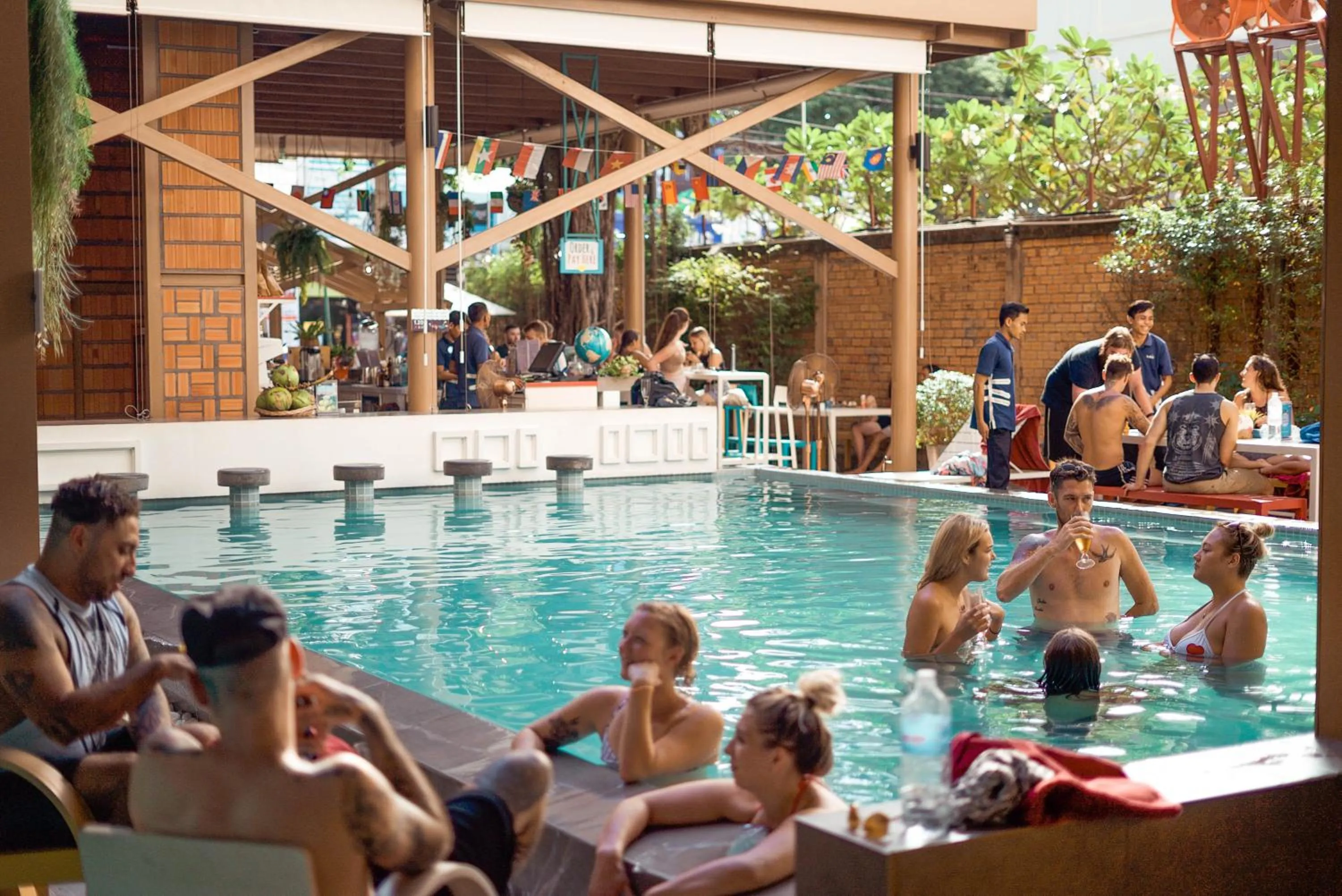 People in Lub d Siem Reap - Near Pub Street & Angkor Wat