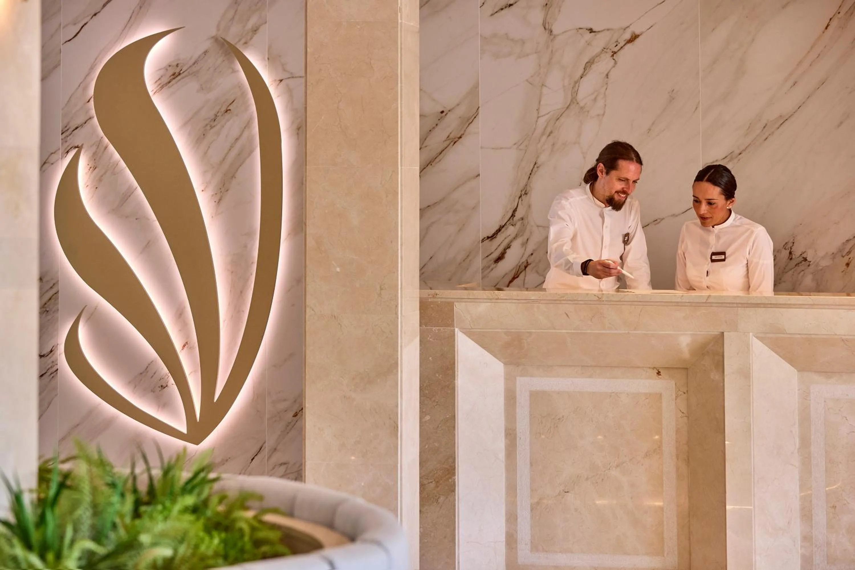 Lobby or reception in Universal Grand León & Spa