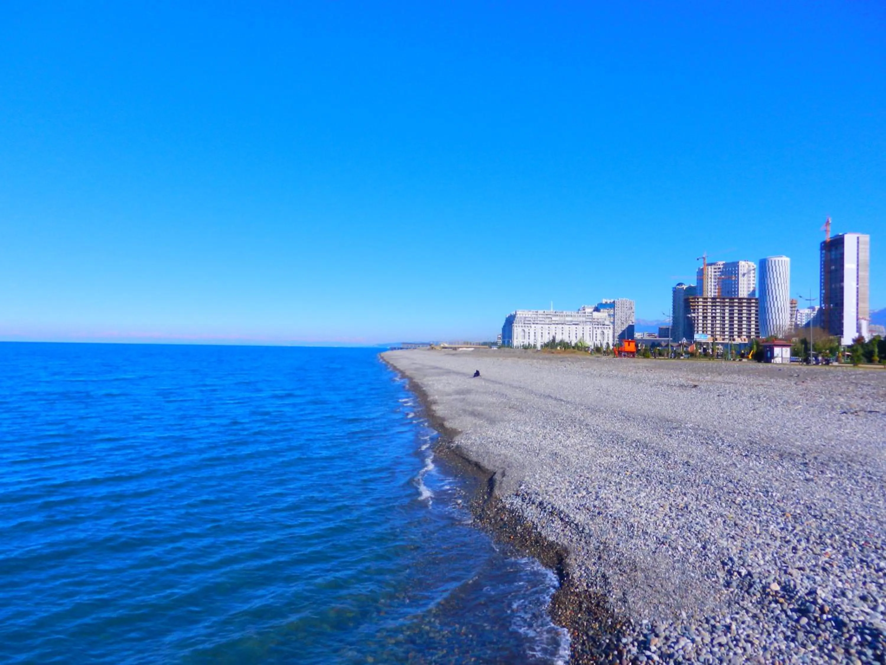 Beach in Mimino Apartment Deluxe First Line (C II)