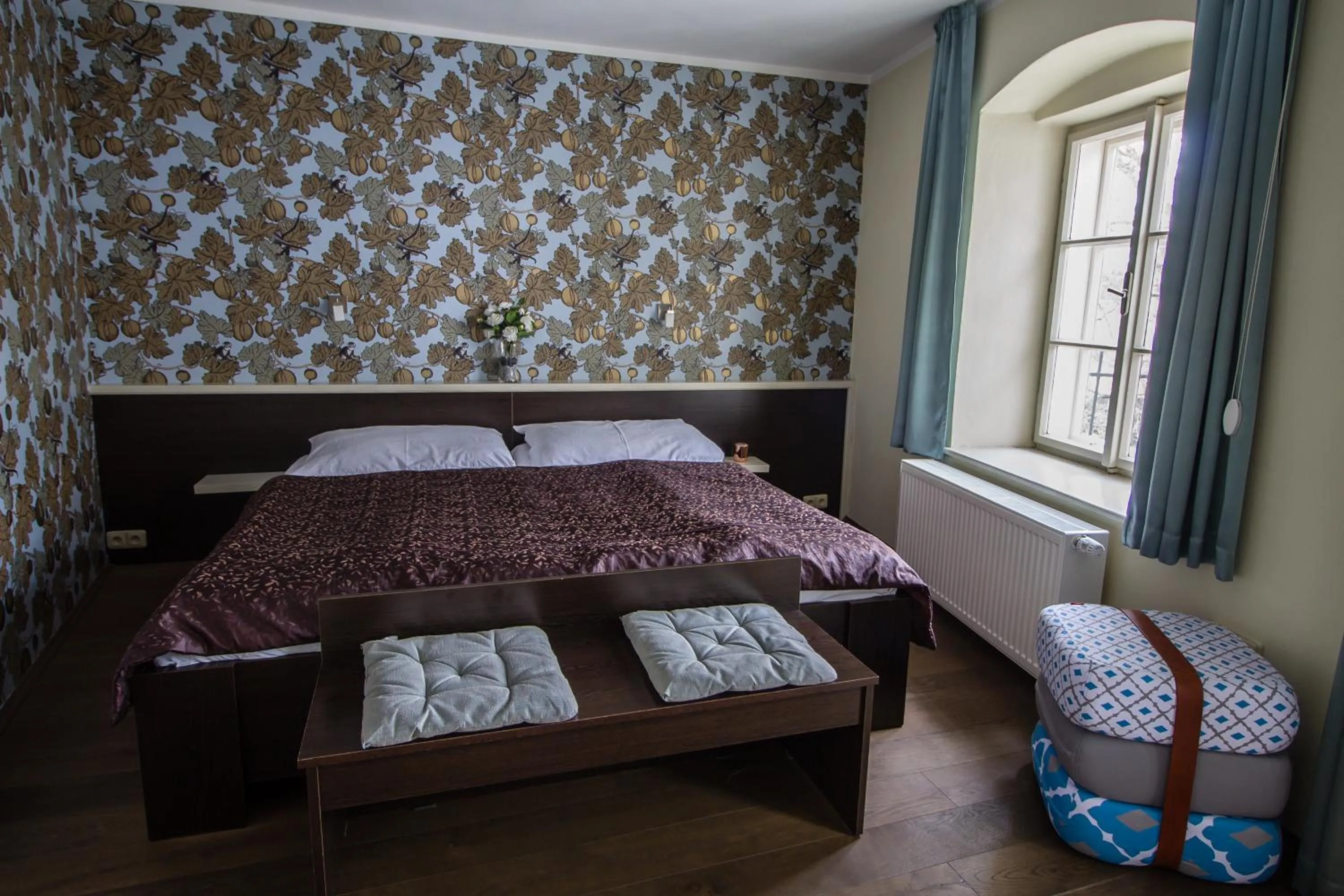 Bed in Hotel Peregrin