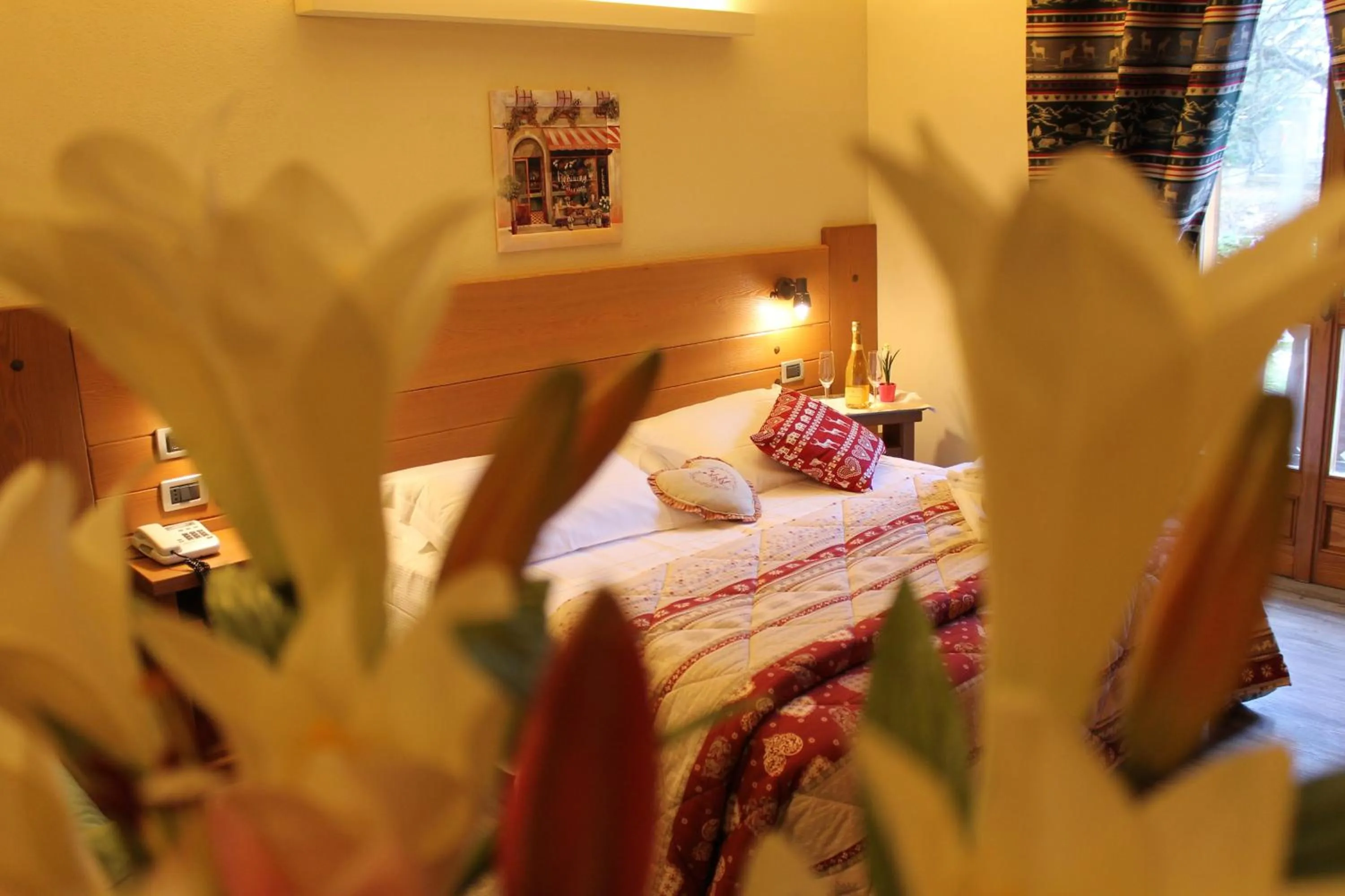 Bed in Grand Hotel Principe