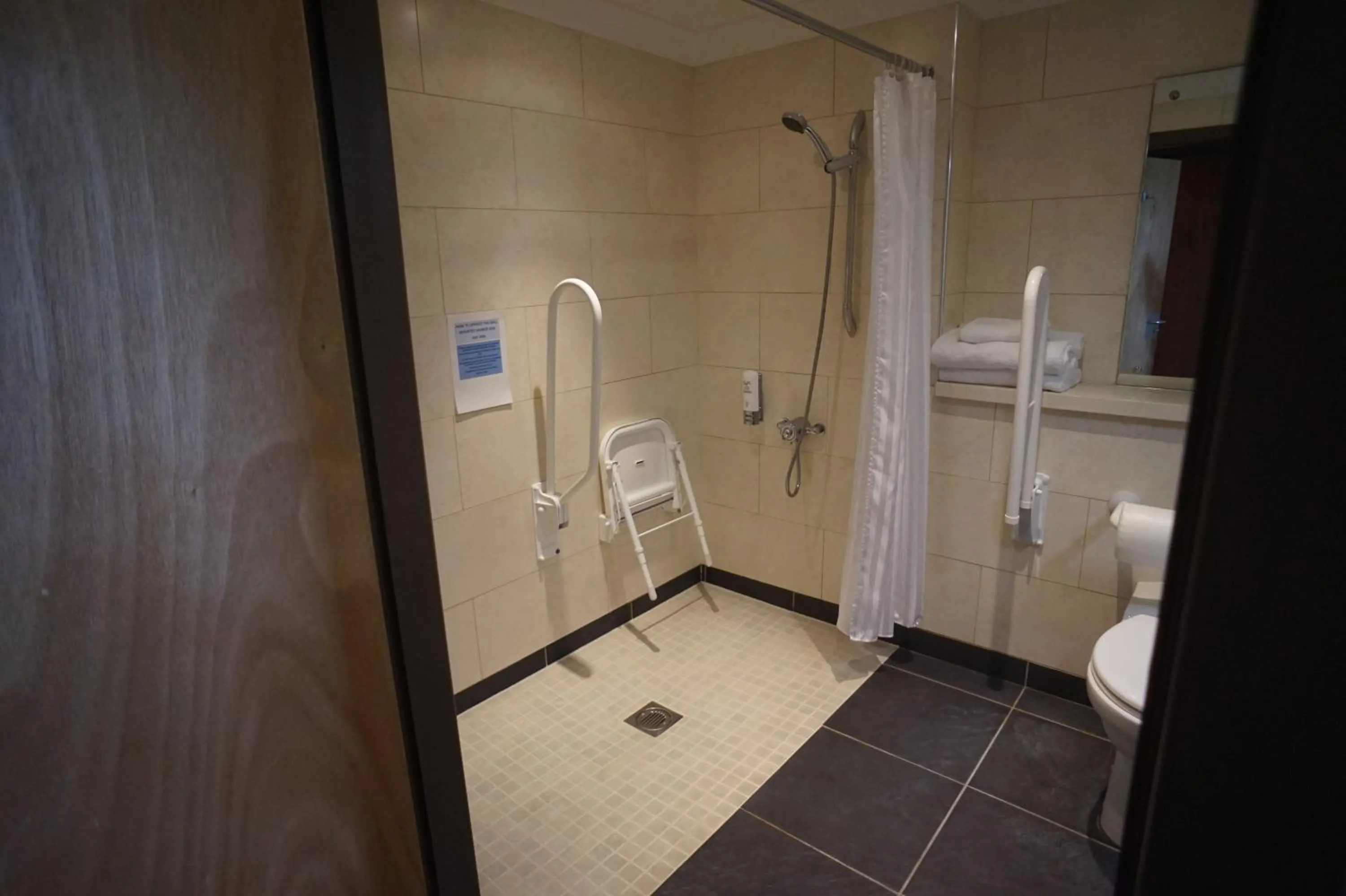 Shower in Damon’s Hotel