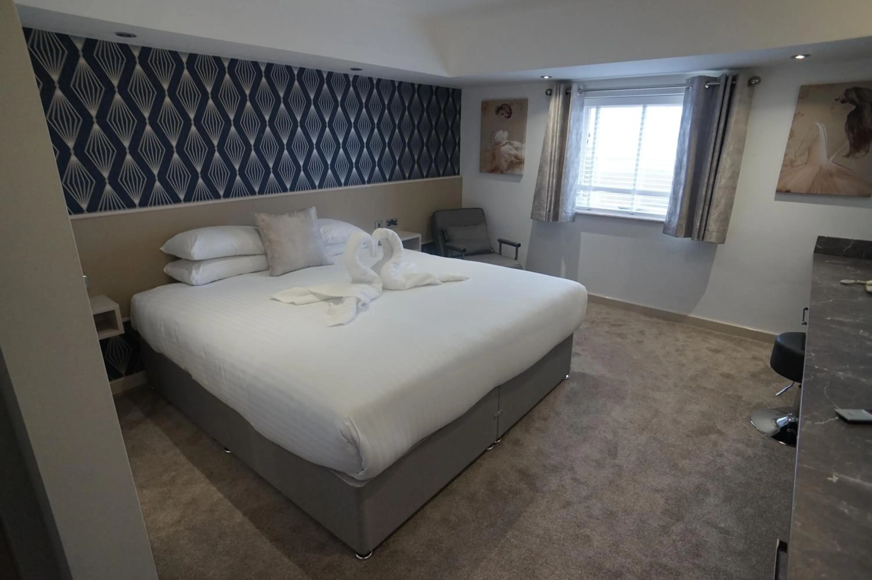 Bed in Damon’s Hotel