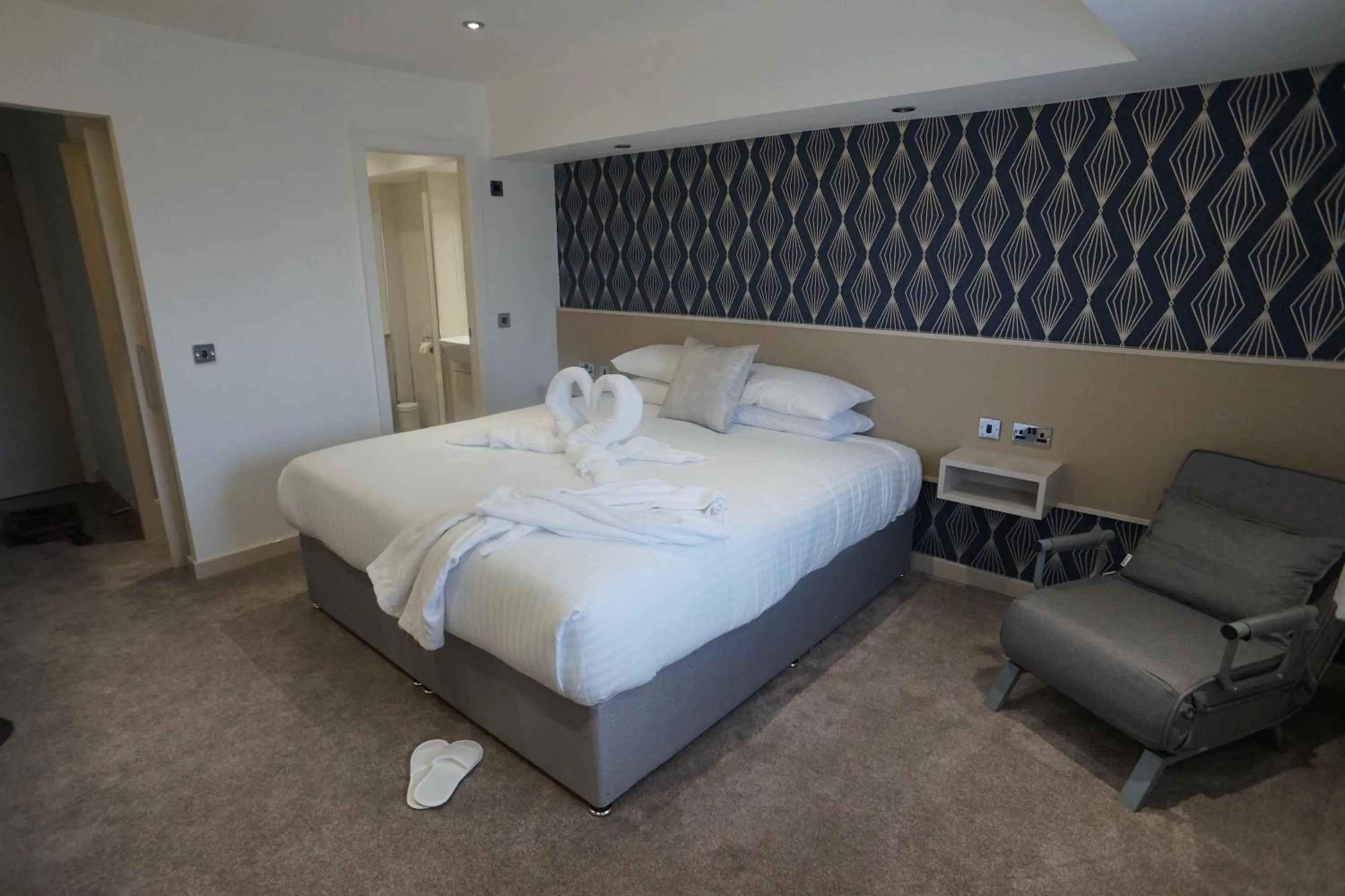 Bed in Damon’s Hotel