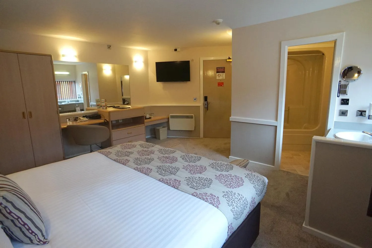 Bed in Damon’s Hotel