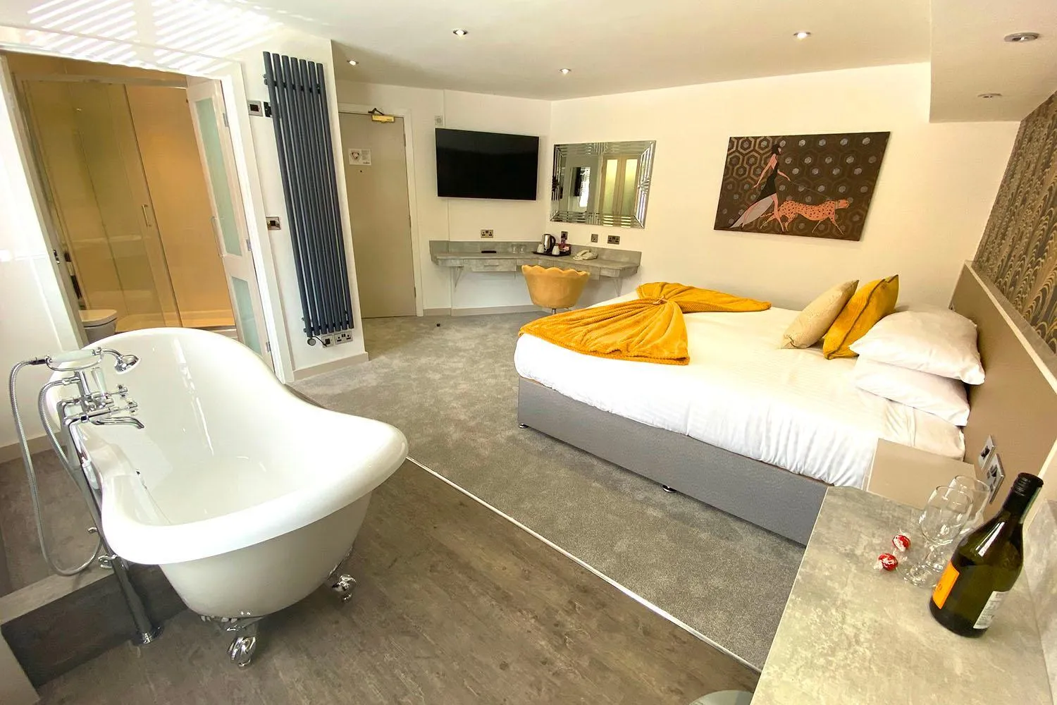 Bed in Damon’s Hotel