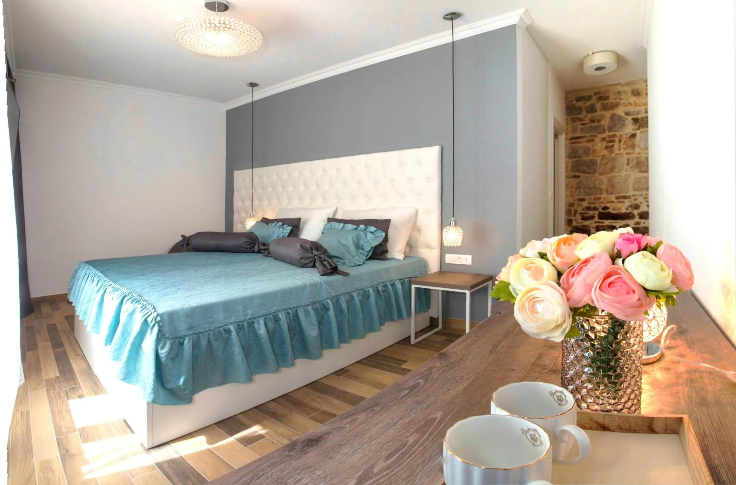 Bedroom, Bed in Aspalathos Residence