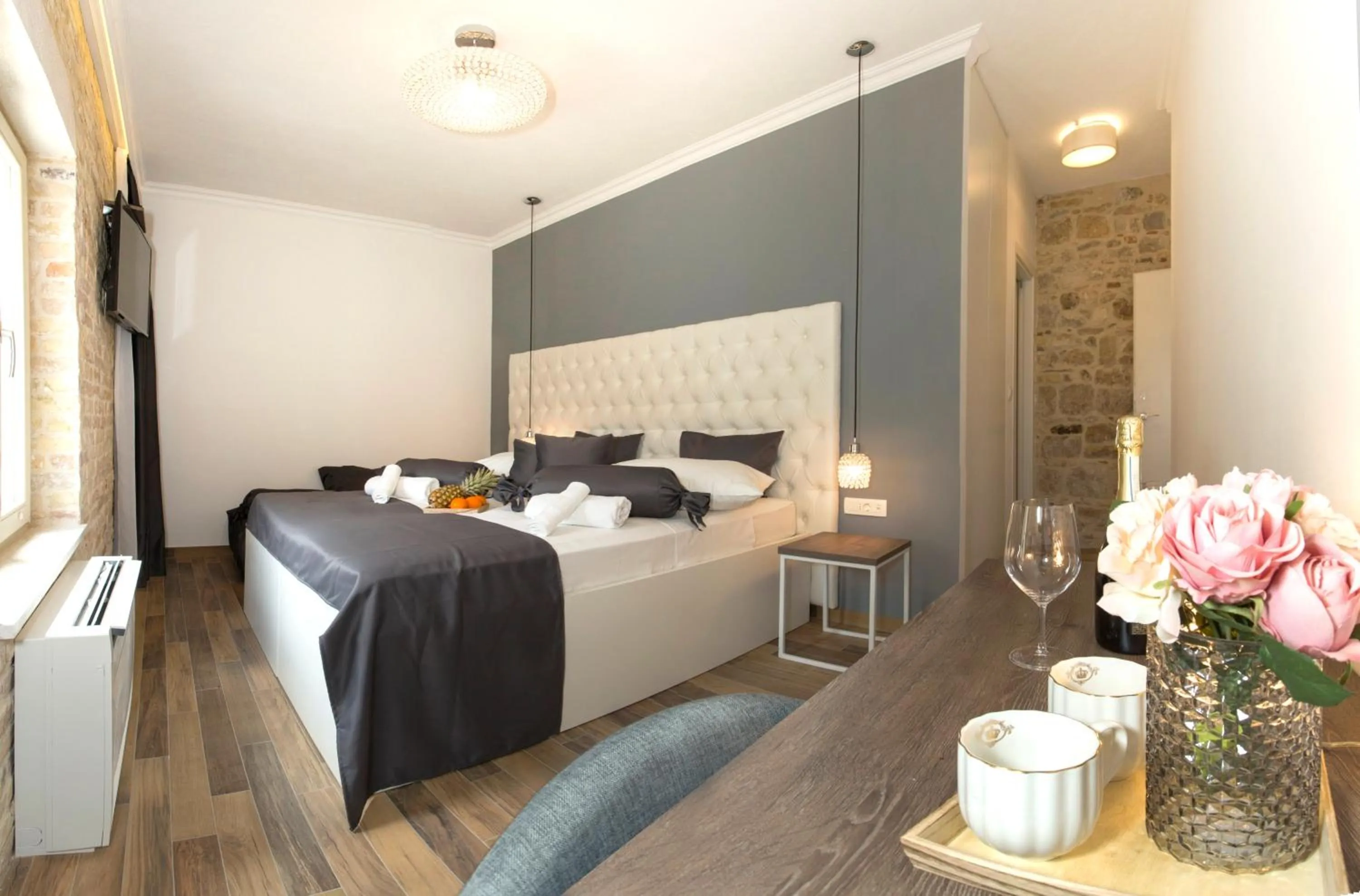 Bedroom, Bed in Aspalathos Residence